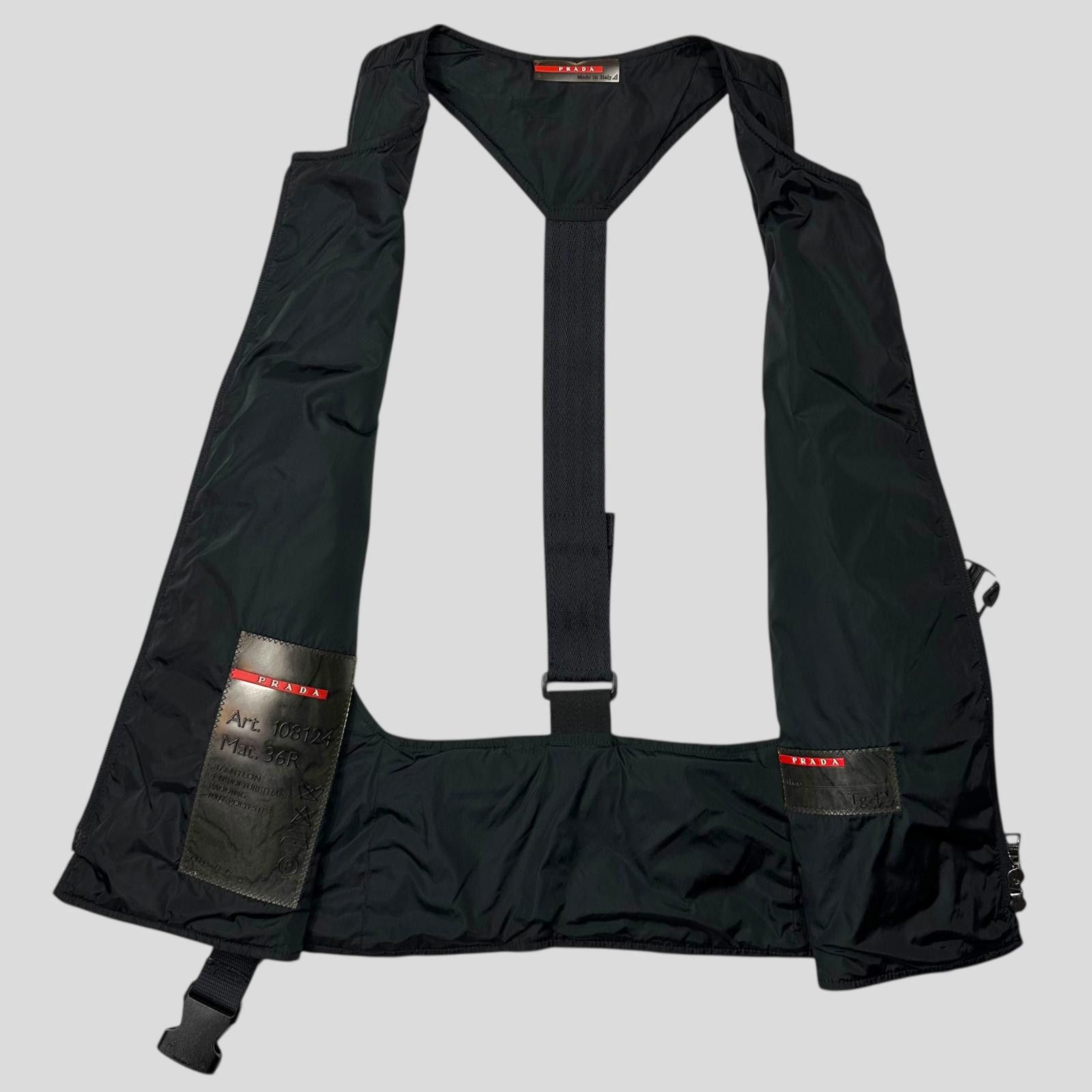Prada Prada Sport 1999 Padded Nylon 3M Technical Stash Vest - IT42 Size S / US 4 / IT 40 - 3 Thumbnail