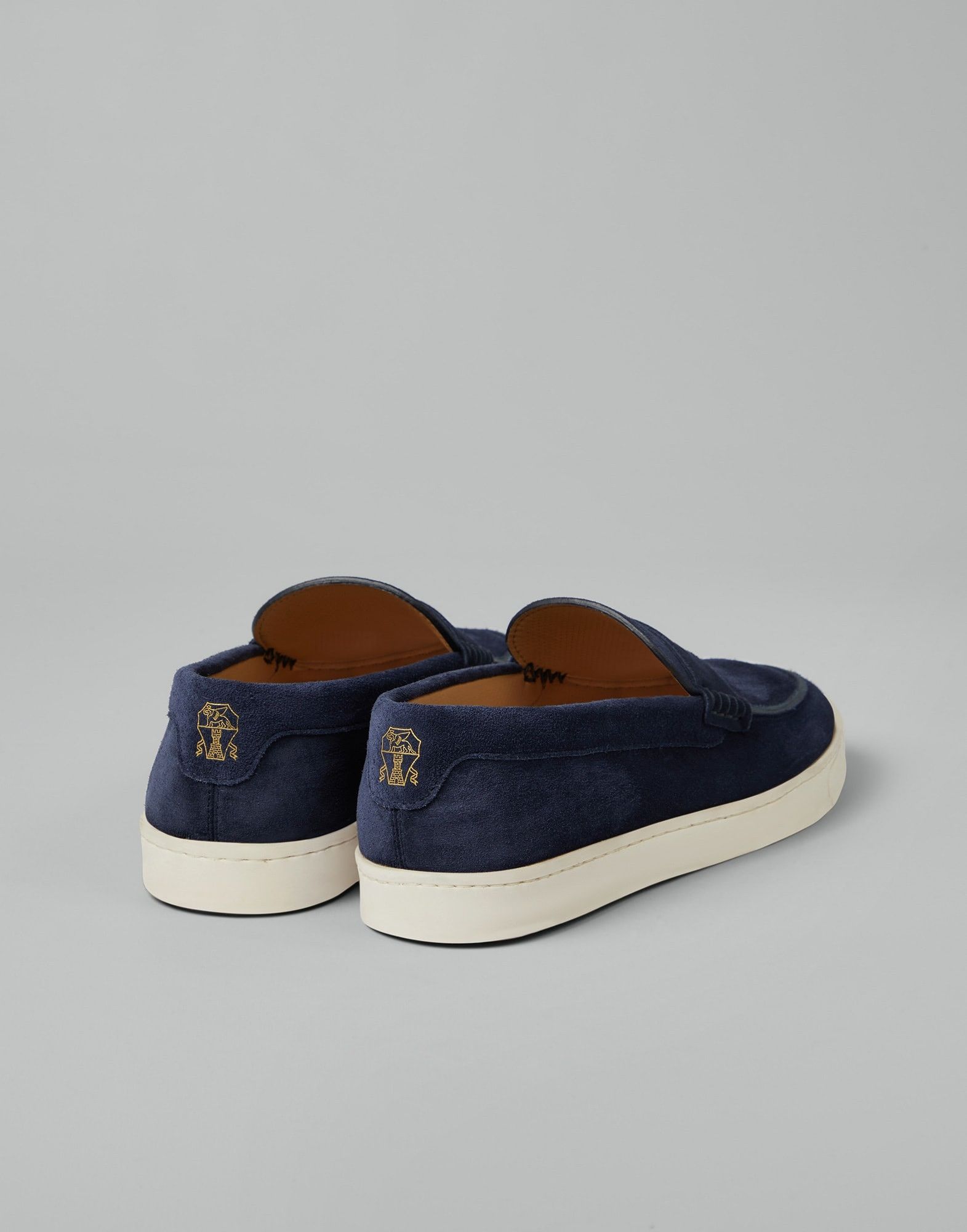 Brunello Cucinelli o1la1rc1a0425 Loafer in Blue Size US 8 / EU 41 - 3 Thumbnail