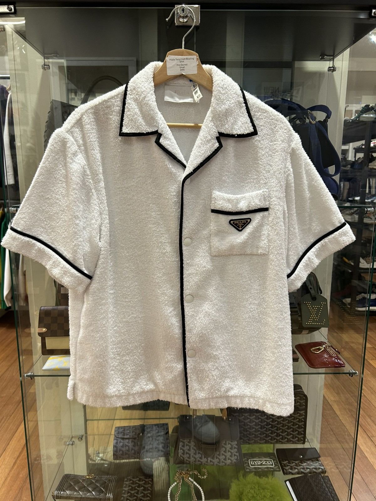 Prada Prada Terry Cloth Bowling Shirt Size US S / EU 44-46 / 1 - 1 Thumbnail