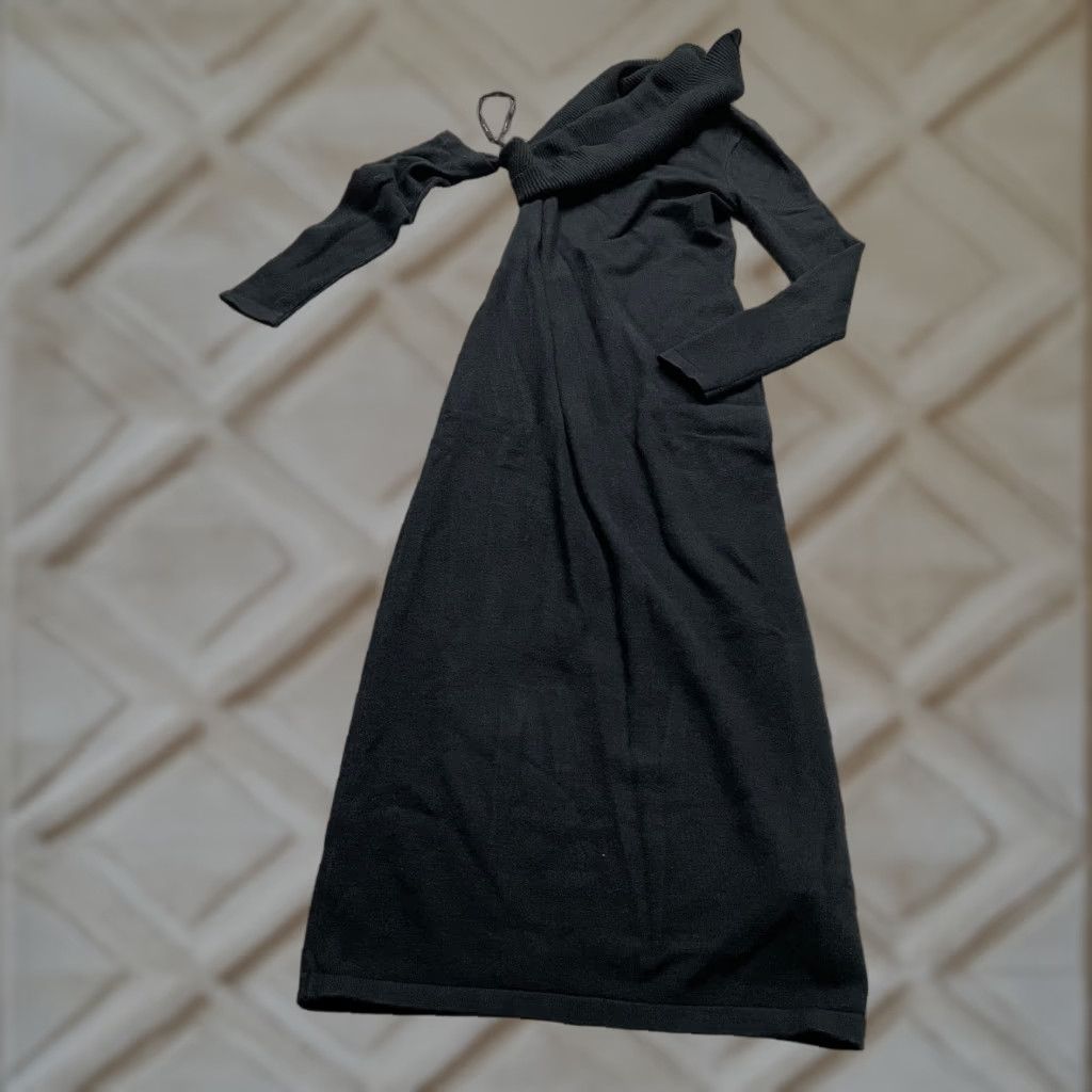 princess polly baby blue dress Calvin Klein | Dresses | Calvin Klein Cowl Neck Sweater Dress Black White