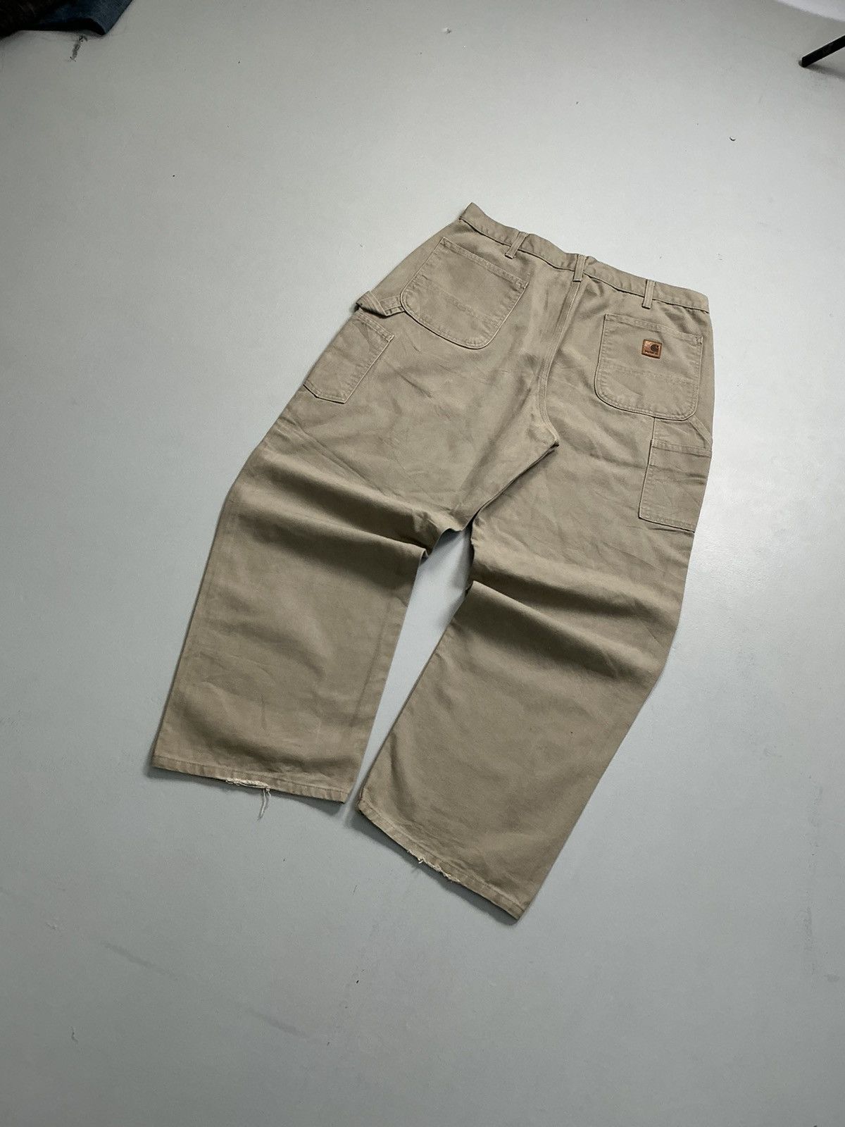 Carhartt Vintage Carhartt B11 BRN carpenter workwear denim Size US 38 / EU 54 - 6 Thumbnail