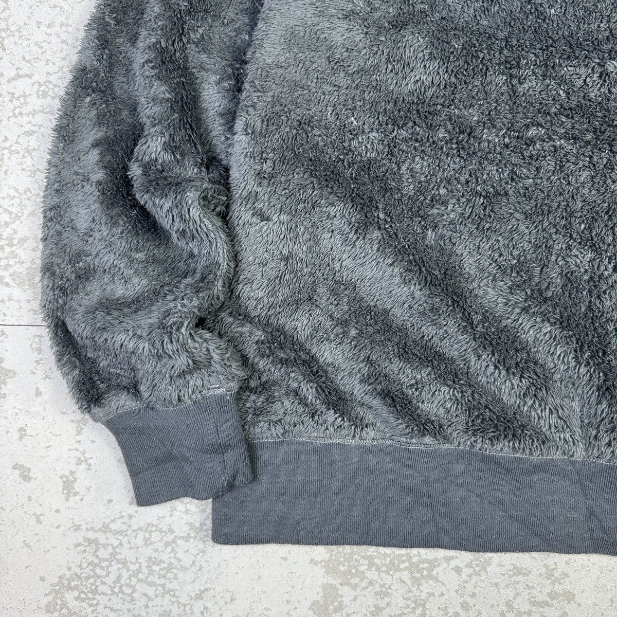 Champion × Japanese Brand Champion Grey Matted Fleece Jumper Sweater Size US S / EU 44-46 / 1 - 3 Thumbnail