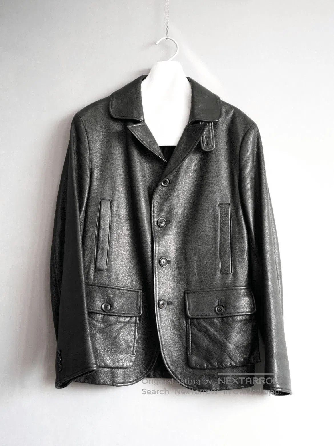 Yohji Yamamoto Sz Yohji Yamamoto 13AW Bufflo Leather Jacket. Size US M / EU 48-50 / 2 - 1 Thumbnail