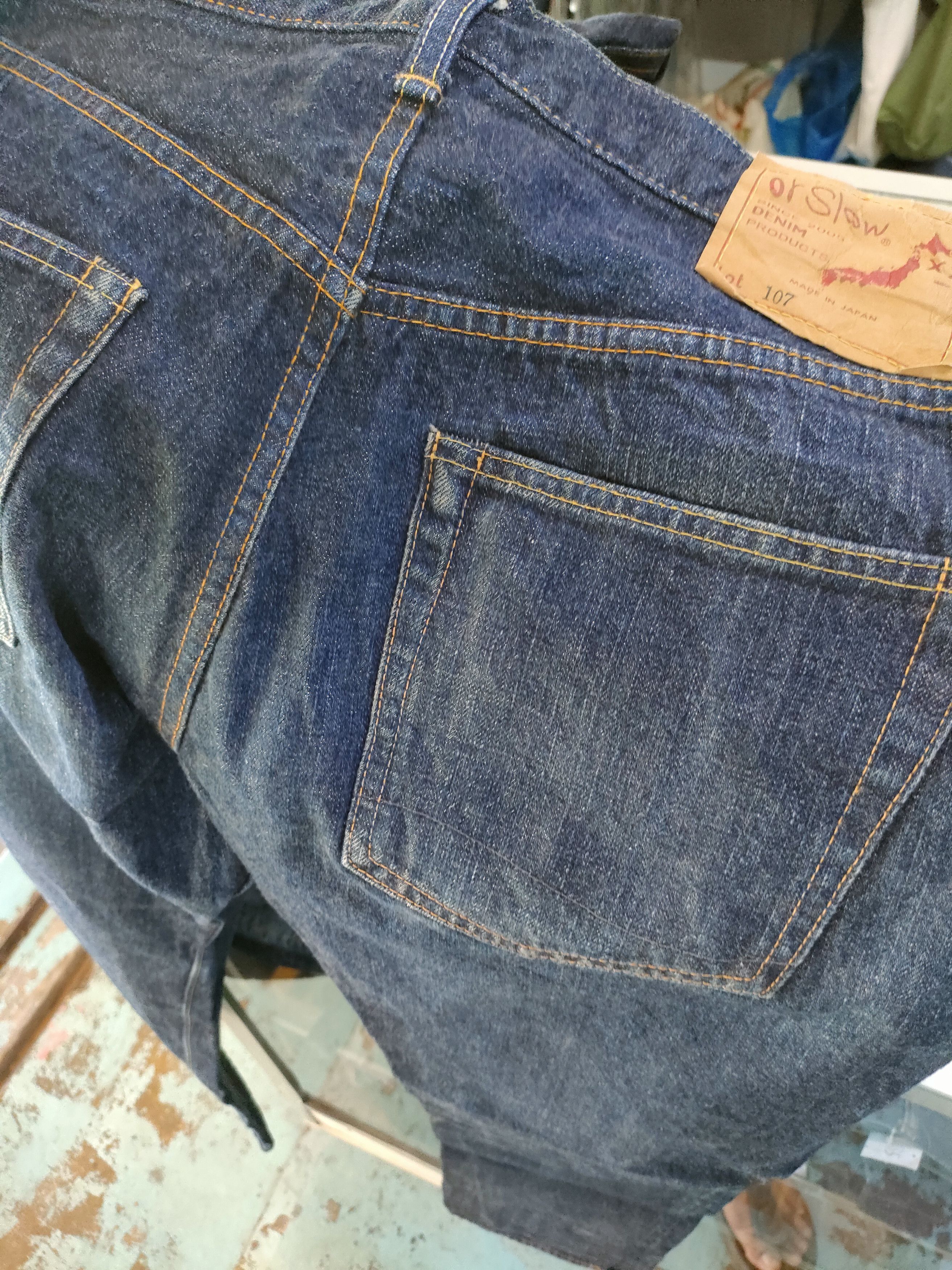 Japanese Brand Or Slow Japan Selvedge Jeans Size US 32 / EU 48 - 9 Thumbnail