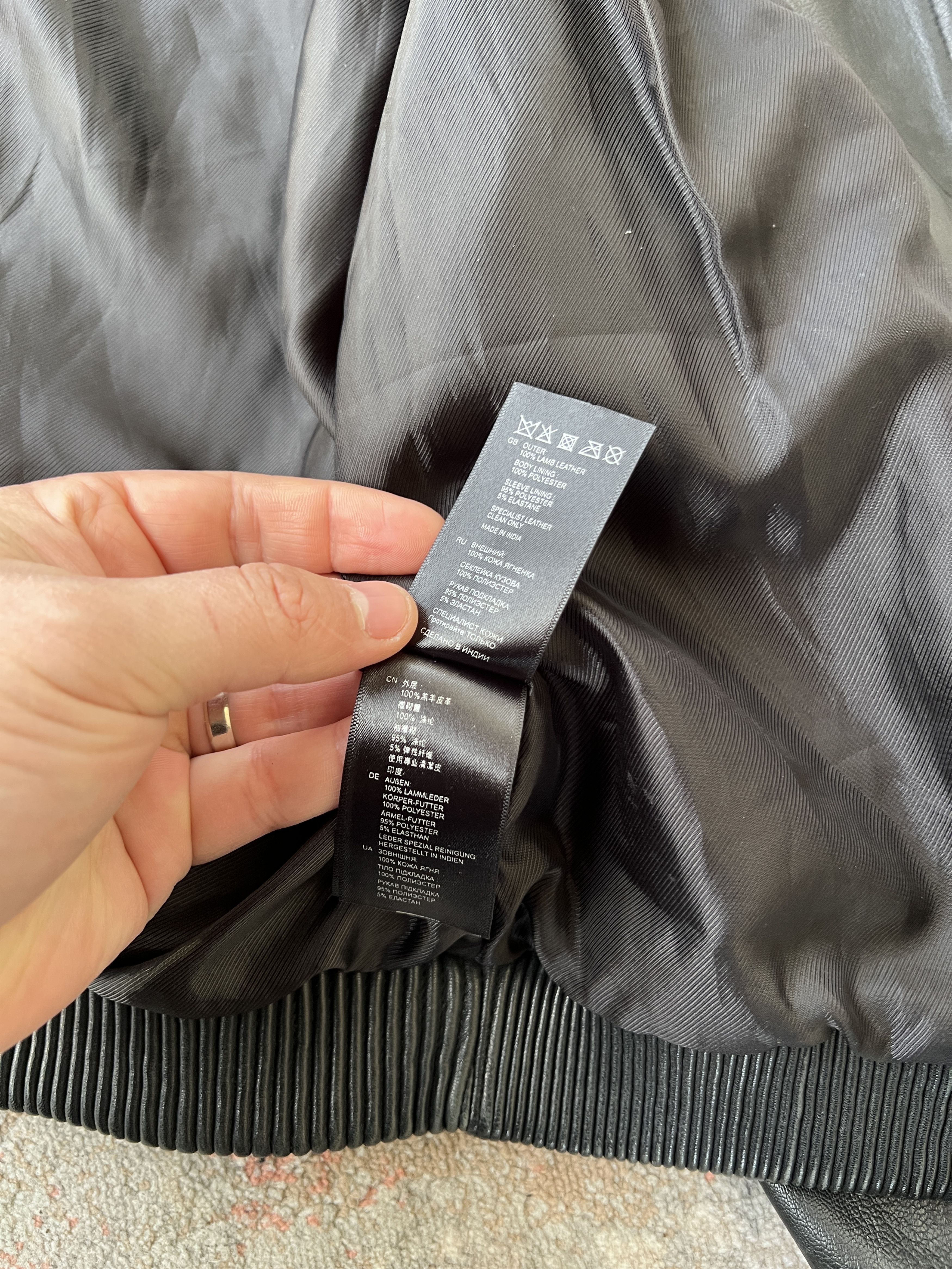 Reiss Reiss Leather Jacket Size M / US 6-8 / IT 42-44 - 6 Thumbnail