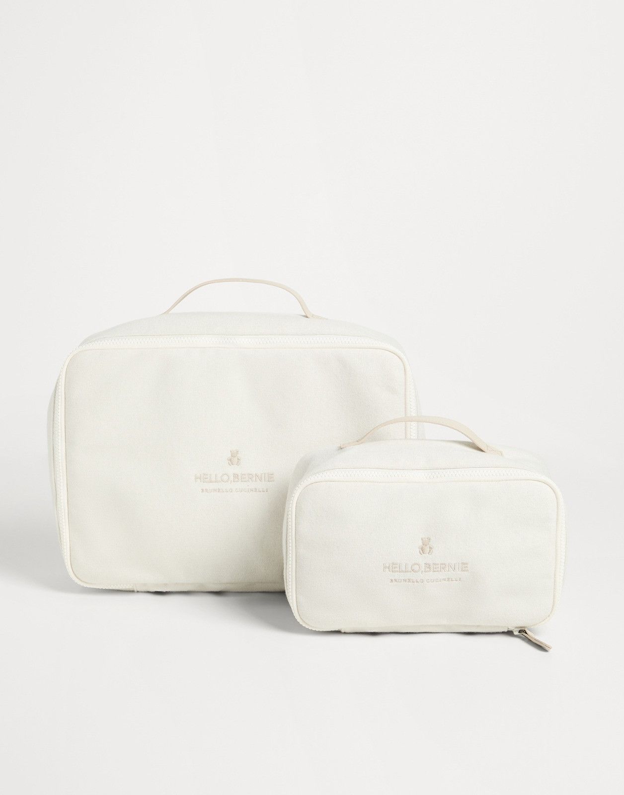 Brunello Cucinelli o1la1rc1a0326 Size: OS / Travel Bag in White Size ONE SIZE - 1 Thumbnail