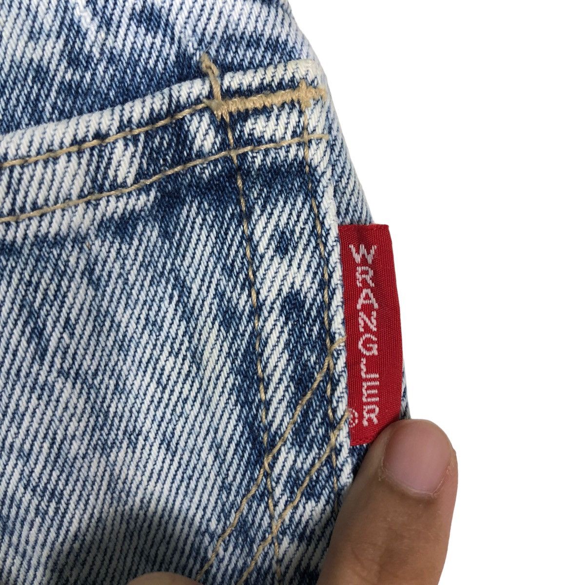 Japanese Brand 🔥VINTAGE FLARE ACID WASH DESIGN WRANGLER USA Size US 28 / EU 44 - 23 Thumbnail
