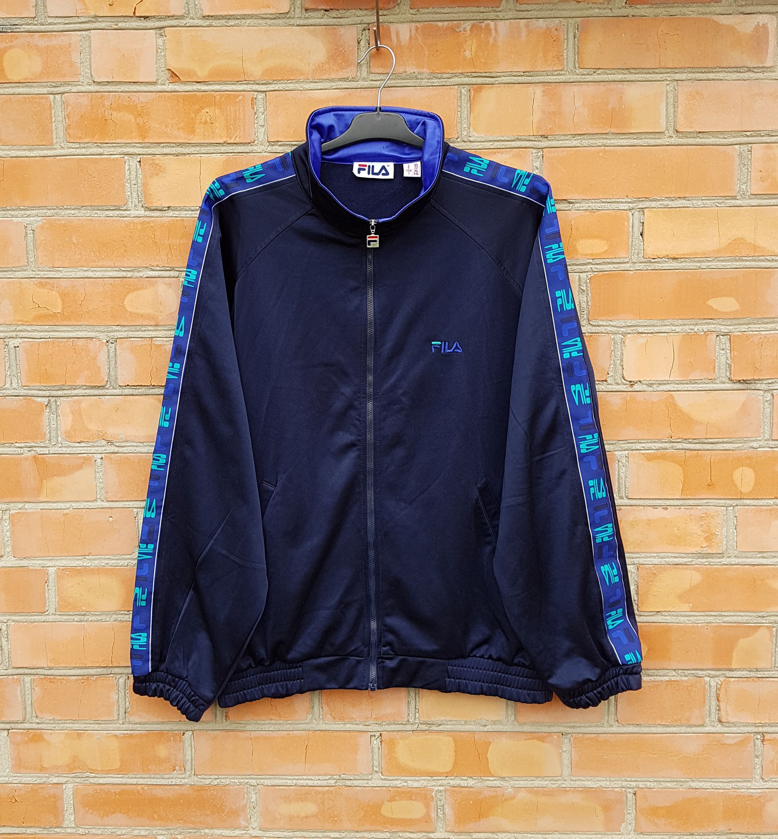 Fila Retro Fila Y2K Vintage 90s Track Top Tape Full Zip Jacket Size US L / EU 52-54 / 3 - 1 Thumbnail