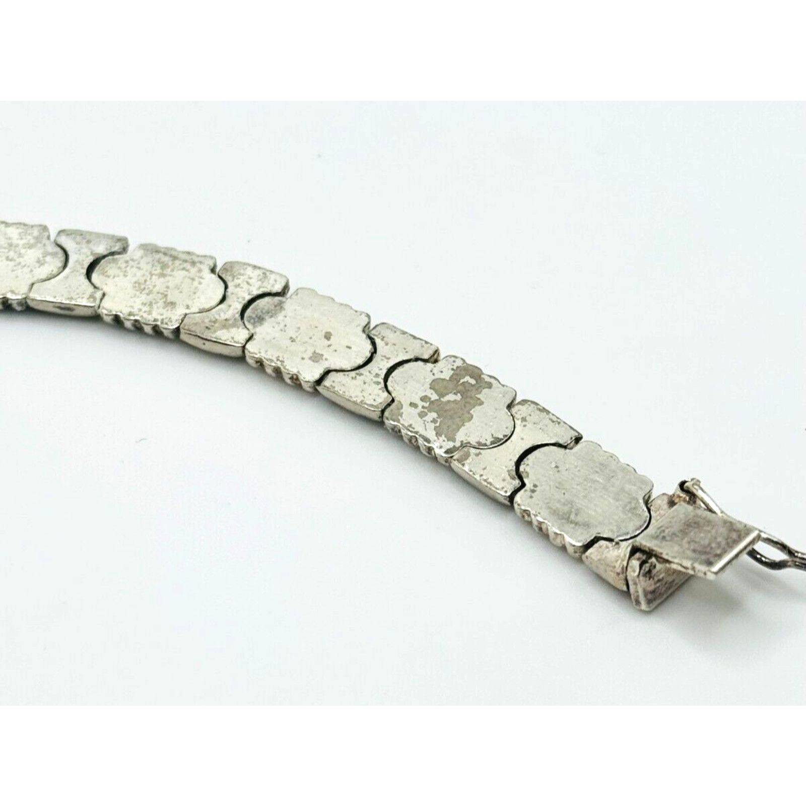 Other 925 Silv Italy Link Bracelet 7 1/2" Stamped & Tested 18.29 G Size ONE SIZE - 5 Thumbnail