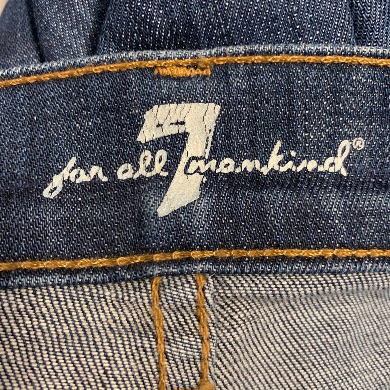 7 For All Mankind 7 FOR ALL MANKIND 30 Paxtyn Indigo Wash Denim Zip Fly Jeans Size US 30 / EU 46 - 5 Thumbnail