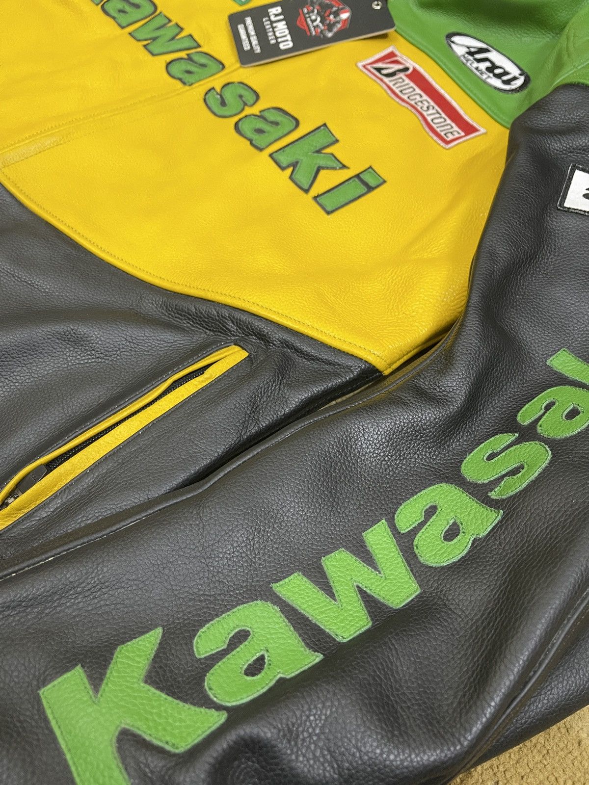 Other Vintage Kawasaki Racing Leather Jacket Mens XL - Women’s XXL Size US XL / EU 56 / 4 - 7 Thumbnail