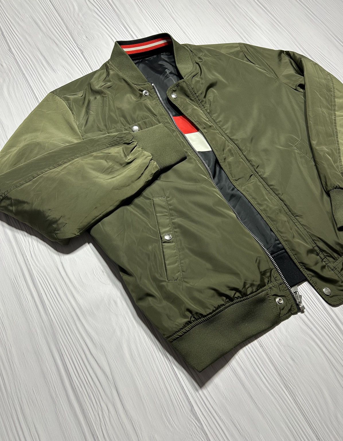 Diesel × Vintage DIESEL “BRAVES” Reversible Bomber Jacket Size XXL Size US XXL / EU 58 / 5 - 15 Thumbnail