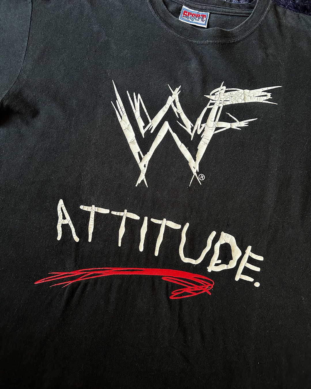 WWF 1998 WWF Attitude vintage tee Size US L / EU 52-54 / 3 - 5 Thumbnail
