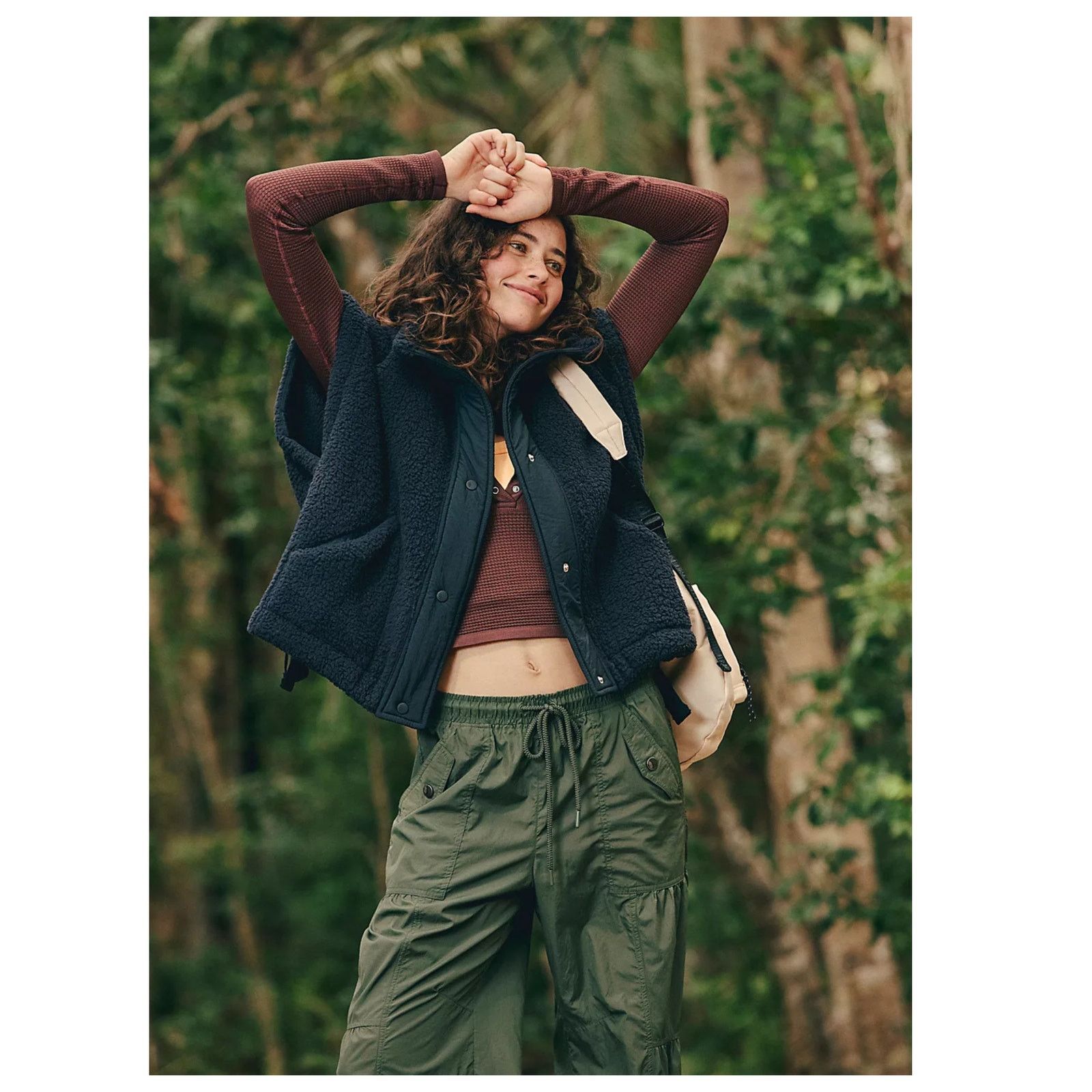 Free People Free People FP Movement Scout It Out Fleece Vest Size Small Size S / US 4 / IT 40 - 1 Thumbnail