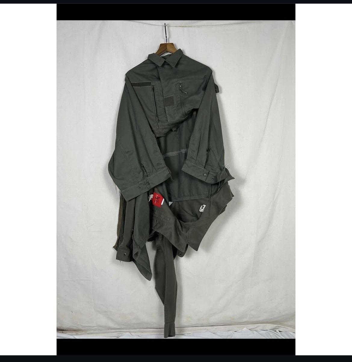 Yohji Yamamoto Yohji Yamamoto Y'S RED LABEL Deconstructed Military Coat Size US M / EU 48-50 / 2 - 6 Thumbnail