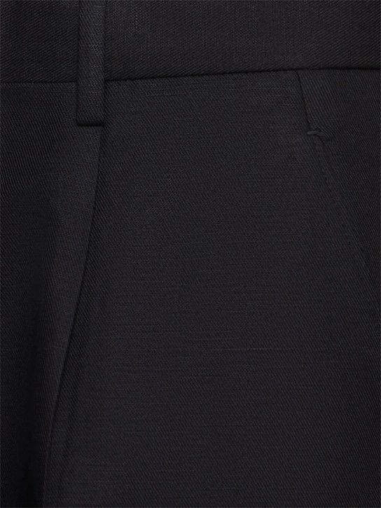 Z Zegna o1lsvrm0525 Cotton & Linen Pants in Navy BLue Size US 34 / EU 50 - 5 Thumbnail