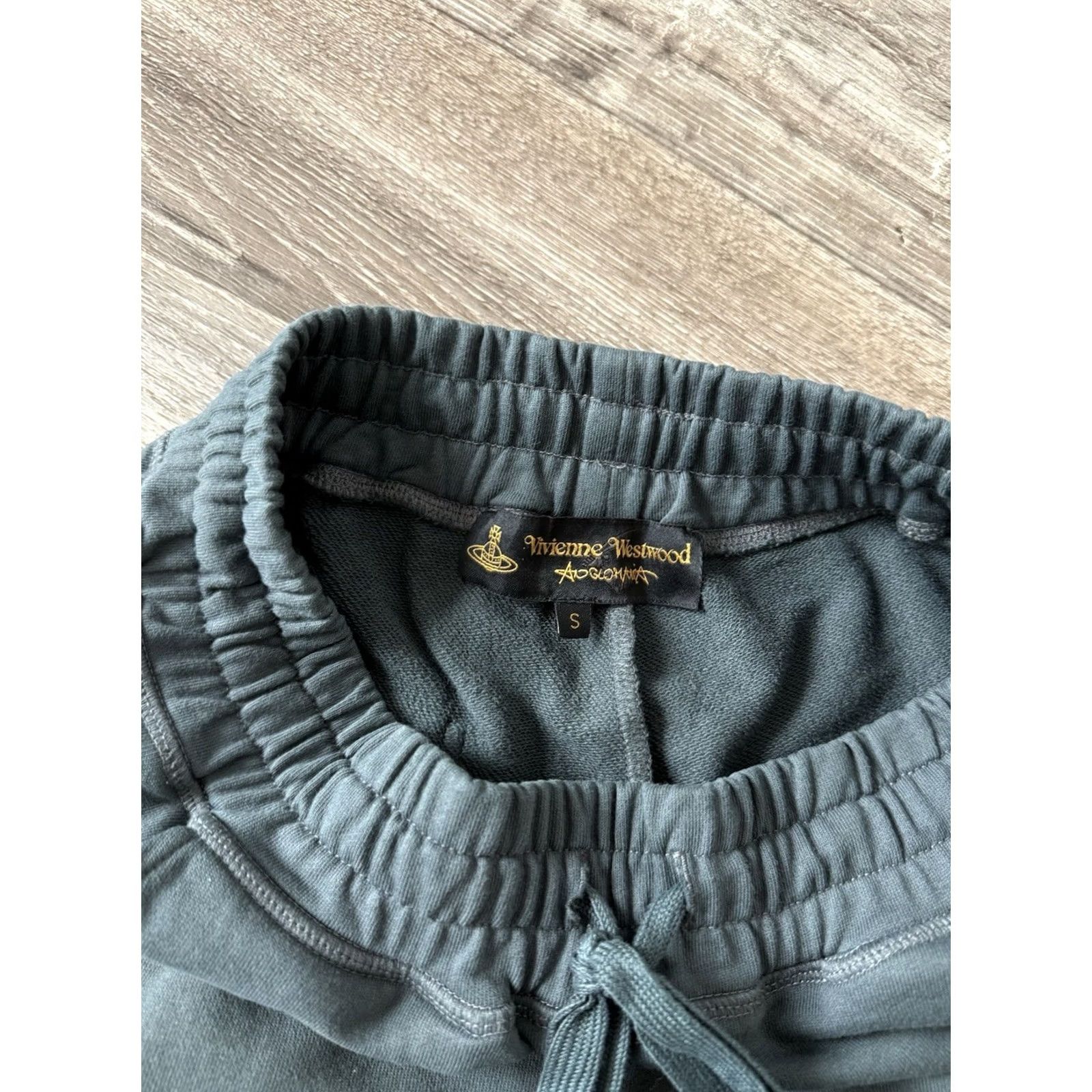 Vivienne Westwood VIVIENNE WESTWOOD Anglomania Joggers Men’s Classic Green S Pants Casual Logo Embroidered 90s VW Size US 33 - 5 Thumbnail