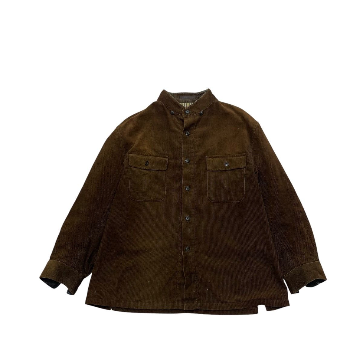 Burberry 🔥Vintage Burberrys Velvet Corduroy Nova Check Shirt Jacket Size US M / EU 48-50 / 2 - 9 Thumbnail