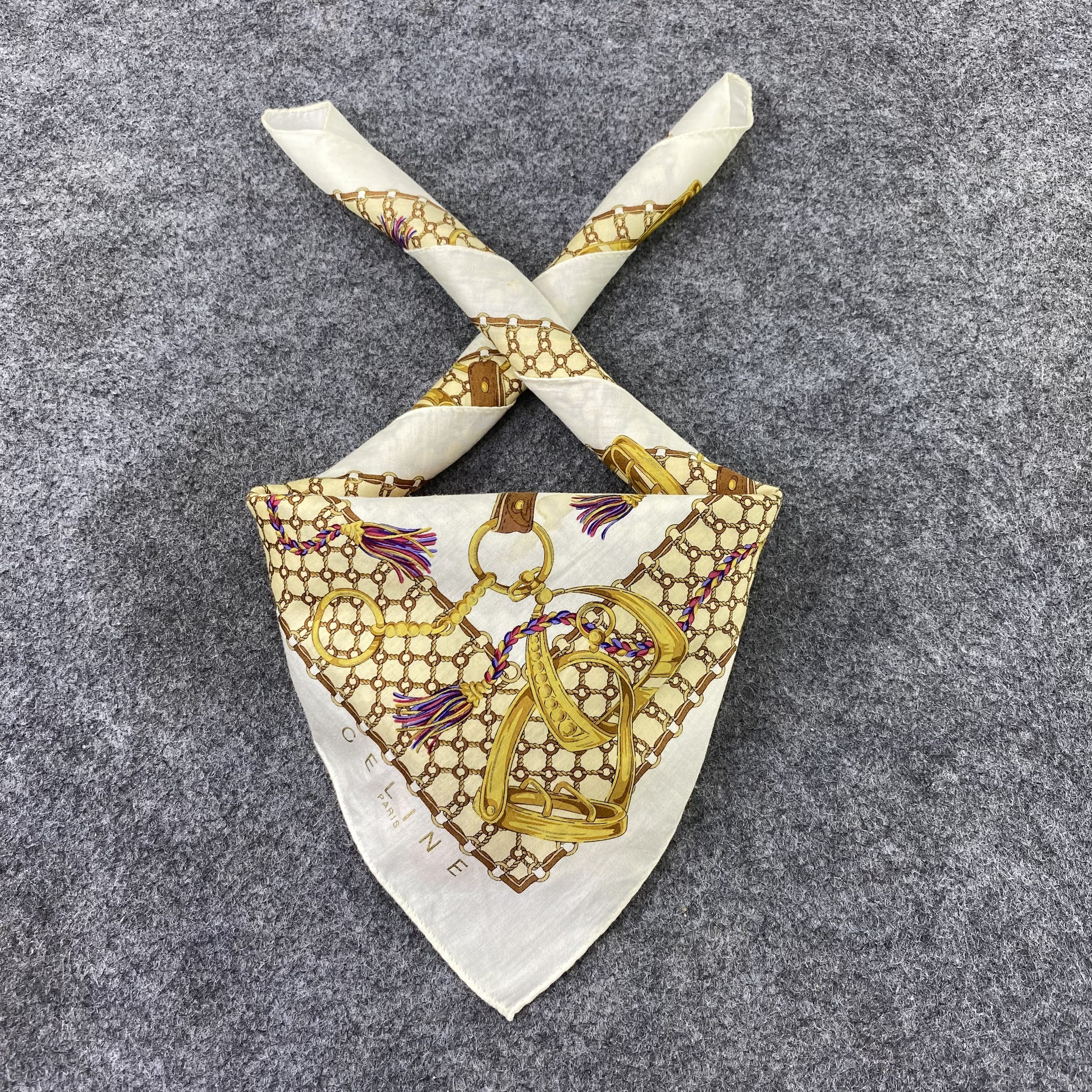 Celine Celine Handkerchief / Bandana / Neckerchief - B527 Size ONE SIZE - 2 Thumbnail