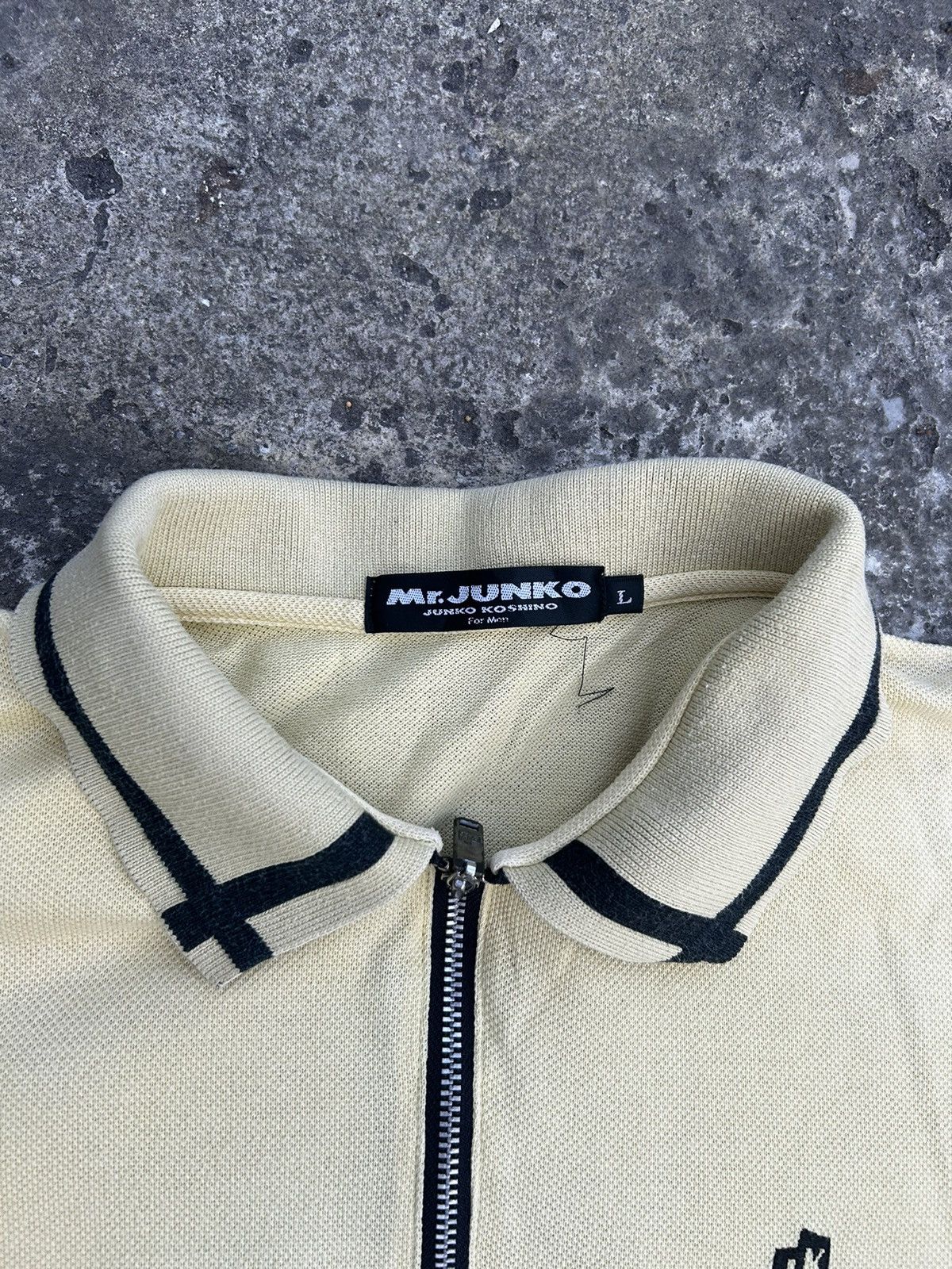 Japanese Brand × Mr. Junko Mr Junko Half Zipper Polo Shirt Size US L / EU 52-54 / 3 - 3 Thumbnail