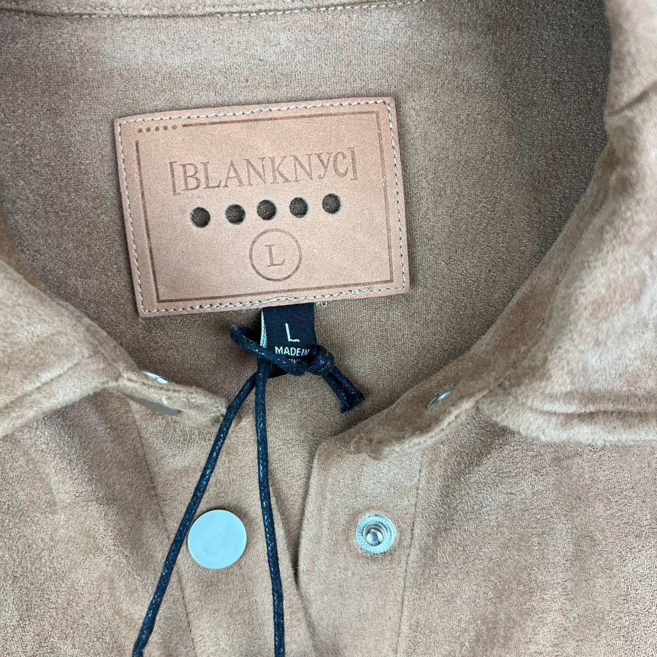 BLANKNYC Blank NYC Large Think Pretty Shacket In Rusty Rivets Shirts Size L / US 10 / IT 46 - 3 Thumbnail