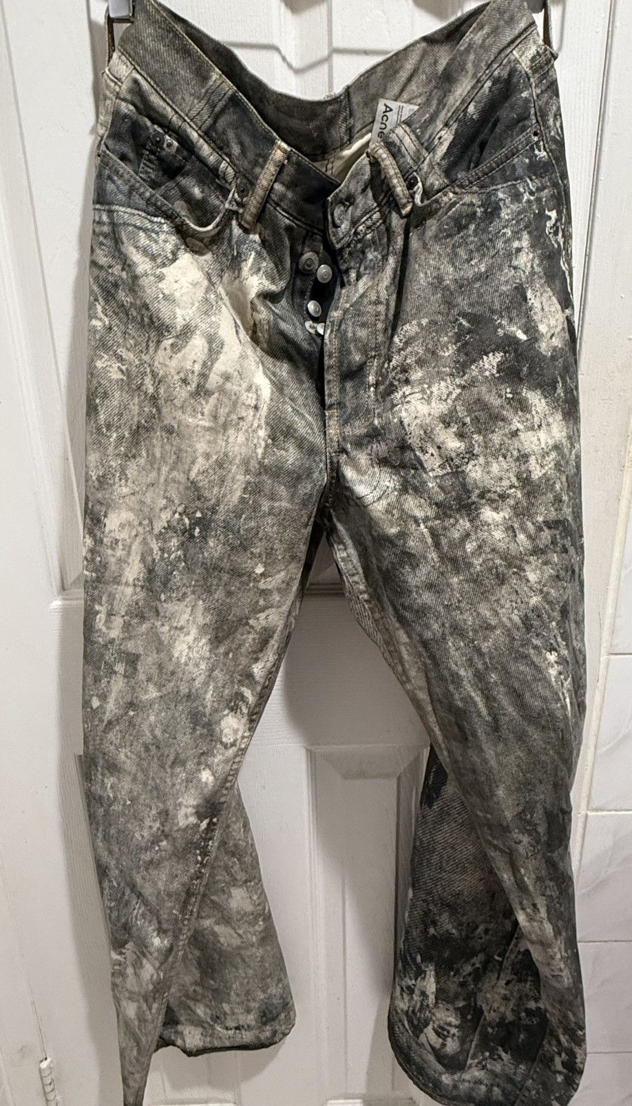 acne studios 1981 コールドグレー　44 Acne Studios - Loose fit trousers- 1981M - Cold grey