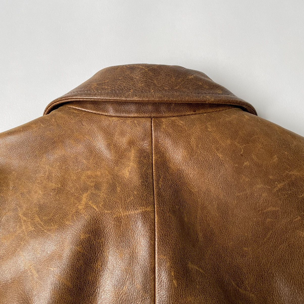 Maison Margiela S/S 2001 Tan Leather Jacket Size US M / EU 48-50 / 2 - 17 Thumbnail