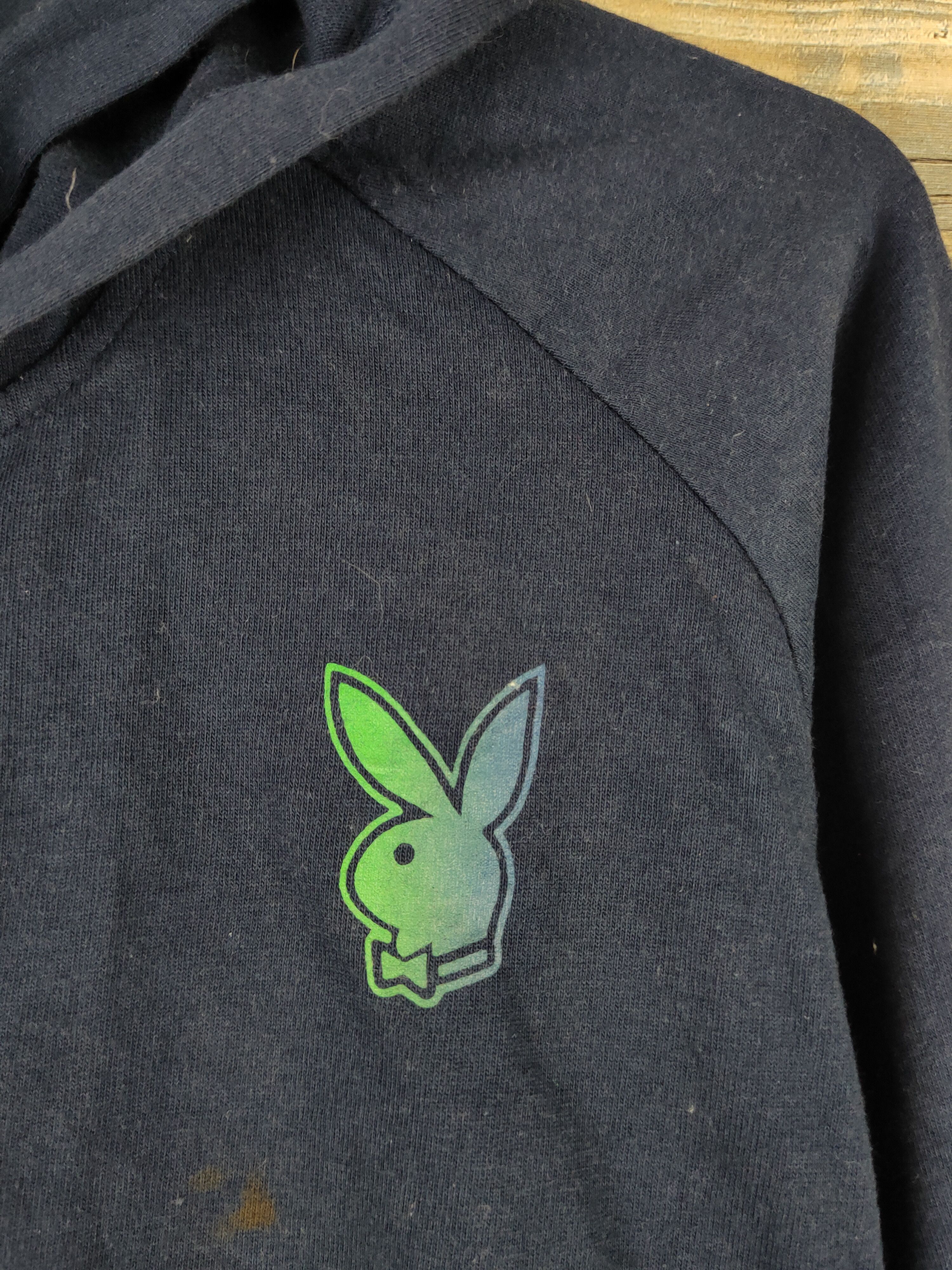 Playboy DL Playboy Navy Hoodie Sweaters #1400 Size M / US 6-8 / IT 42-44 - 5 Thumbnail