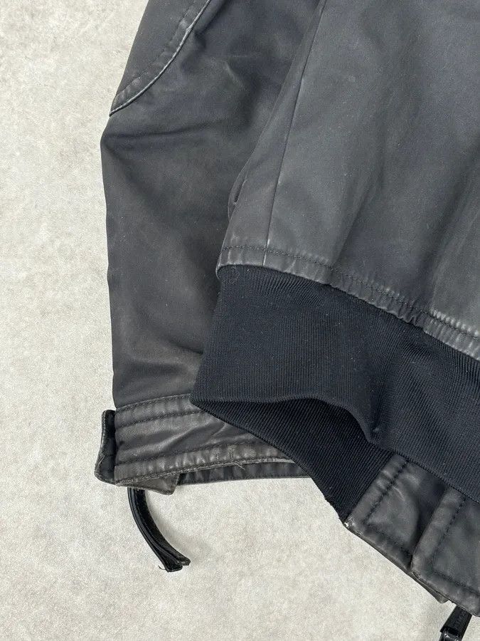 Dsquared2 AW2009 Dsquared2 Black Fur Collar Denim Bomber Jacket Size US M / EU 48-50 / 2 - 10 Thumbnail