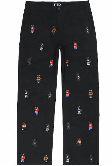 Fuck The Population FTP Bear Chino Pants Black Size 32 Brand New Size US 32 / EU 48 - 1 Thumbnail