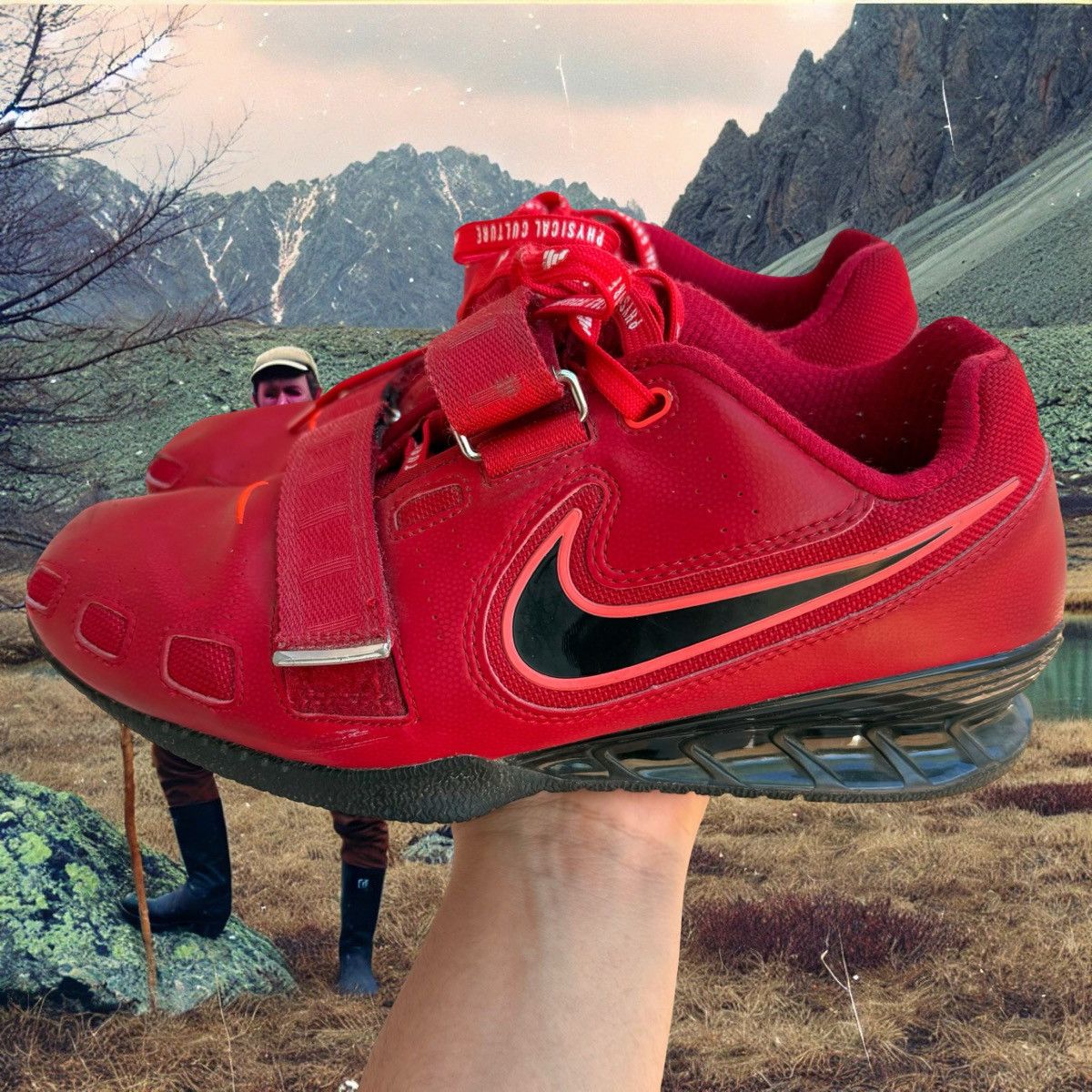 Nike Rare Nike Romaleos 2 SAMPLE Weightlifting Vintage Shoes Sz 8 Size US 8 / EU 41 - 3 Thumbnail