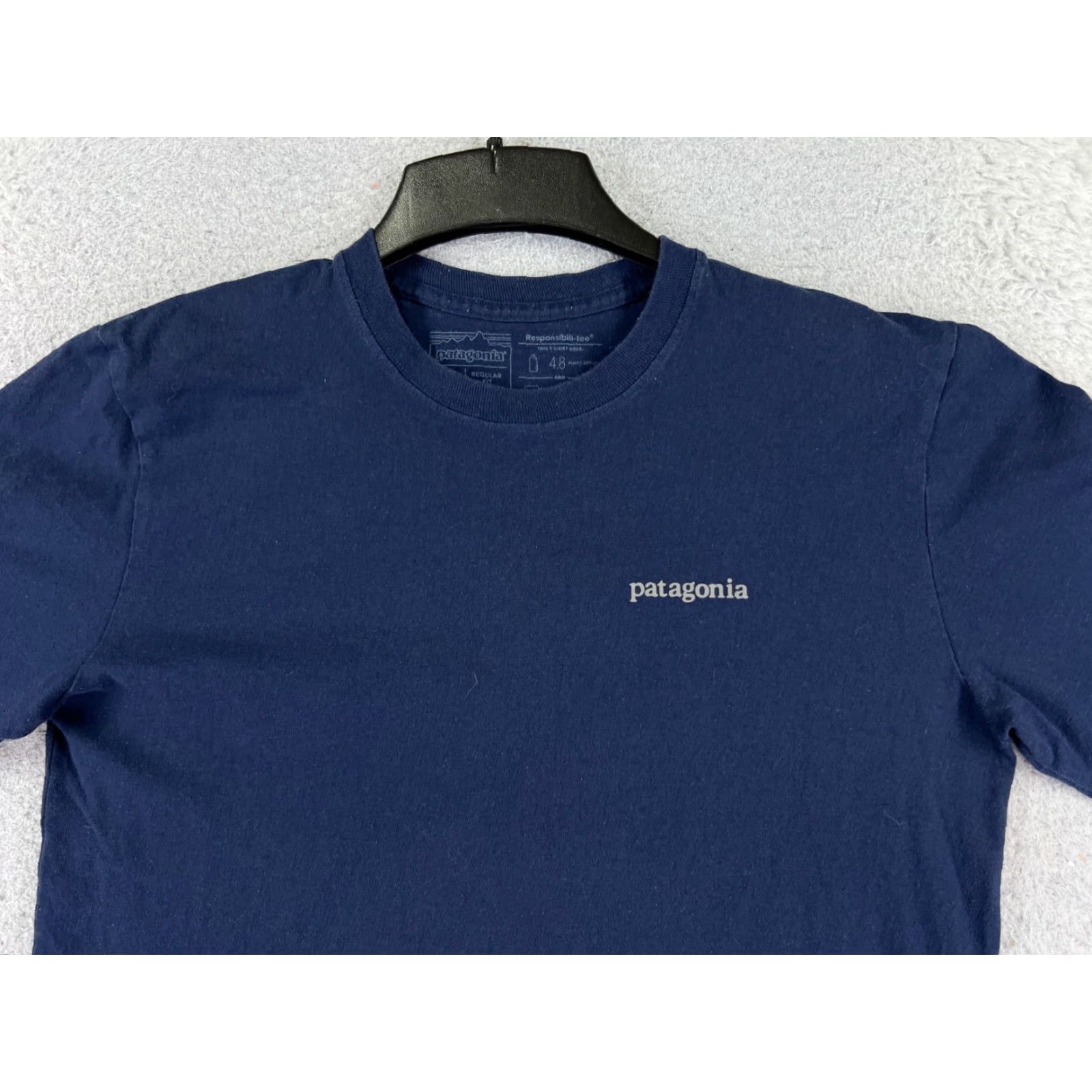Patagonia Patagonia Shirt Men Small Blue Long Sleeve Crew Neck Polyester Jersey Logo All Seasons T-Shirt Mens Size US S / EU 44-46 / 1 - 4 Thumbnail