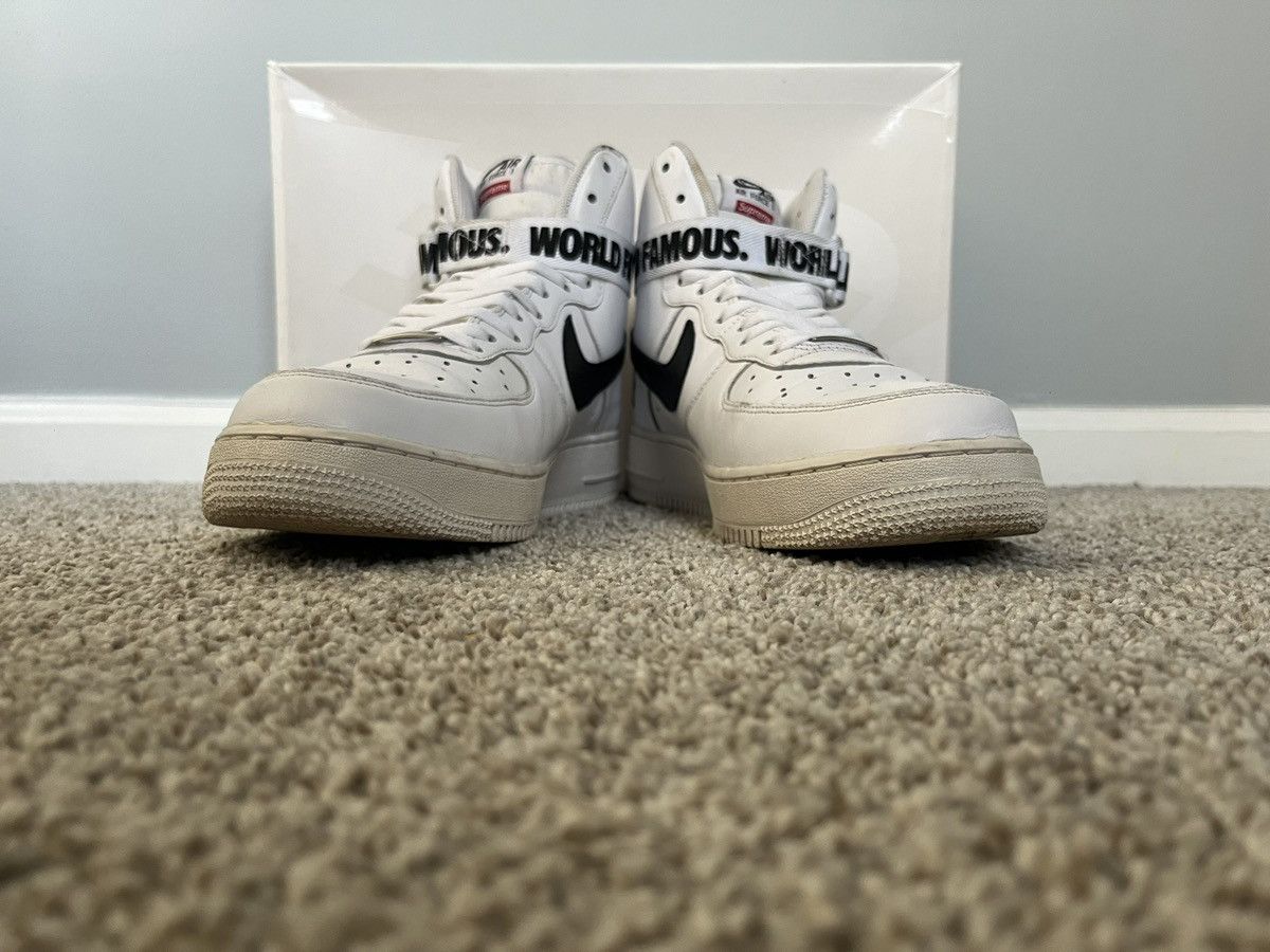 Nike × Supreme Nike Air Force 1 High x Supreme size 12 Size US 12 / EU 45 - 4 Thumbnail