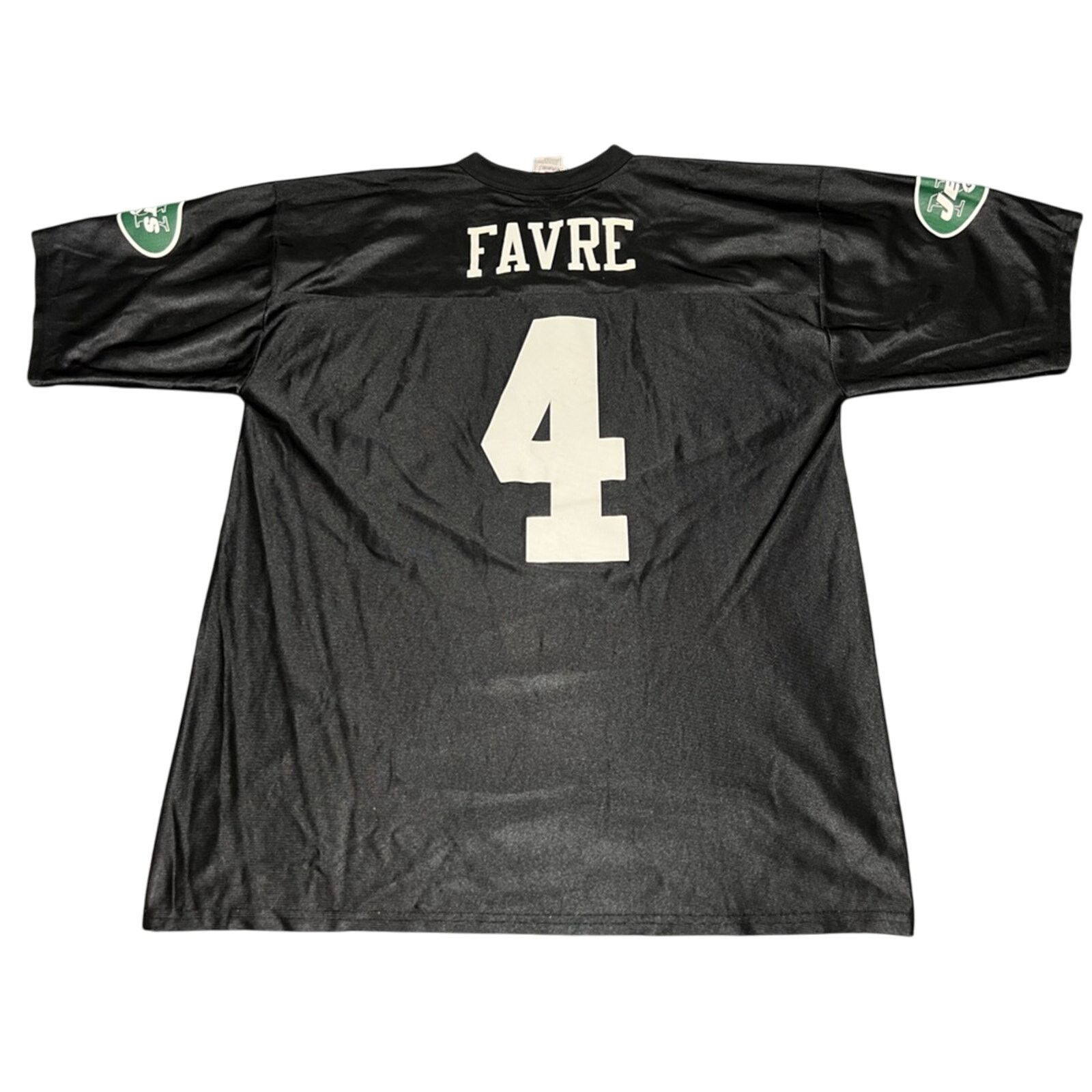 NFL RARE VINTAGE REEBOK BRETT FAVRE NEW YORK JETS JERSEY-LARGE Size US L / EU 52-54 / 3 - 2 Thumbnail