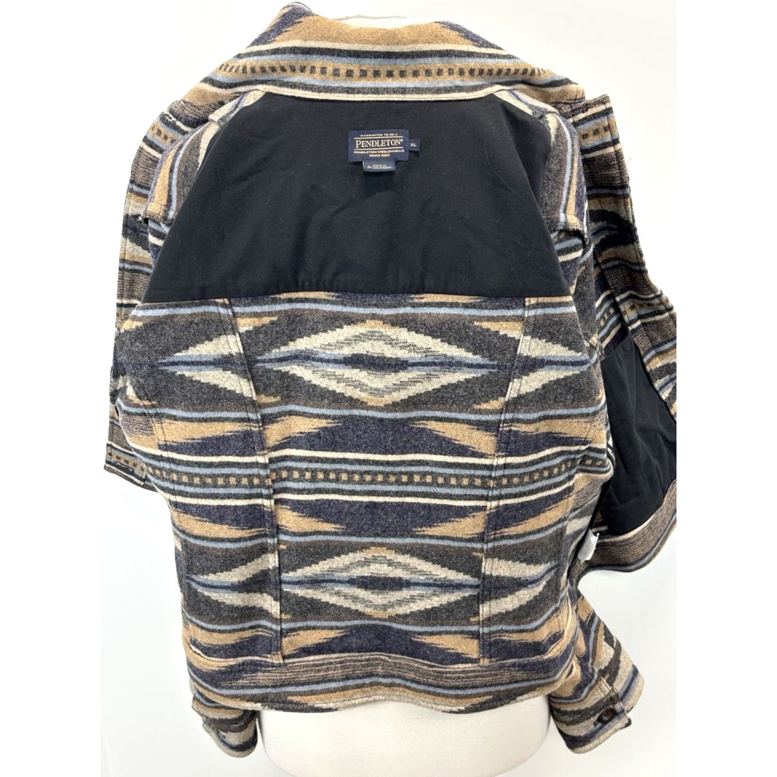 Pendleton Pendleton Coat Womens XL Willa Wool Blue Multi Southwest Aztec Harding Overcoat Pockets Classic Designer Nature Southwestern USA Western Pretend Size XL / US 12-14 / IT 48-50 - 7 Thumbnail