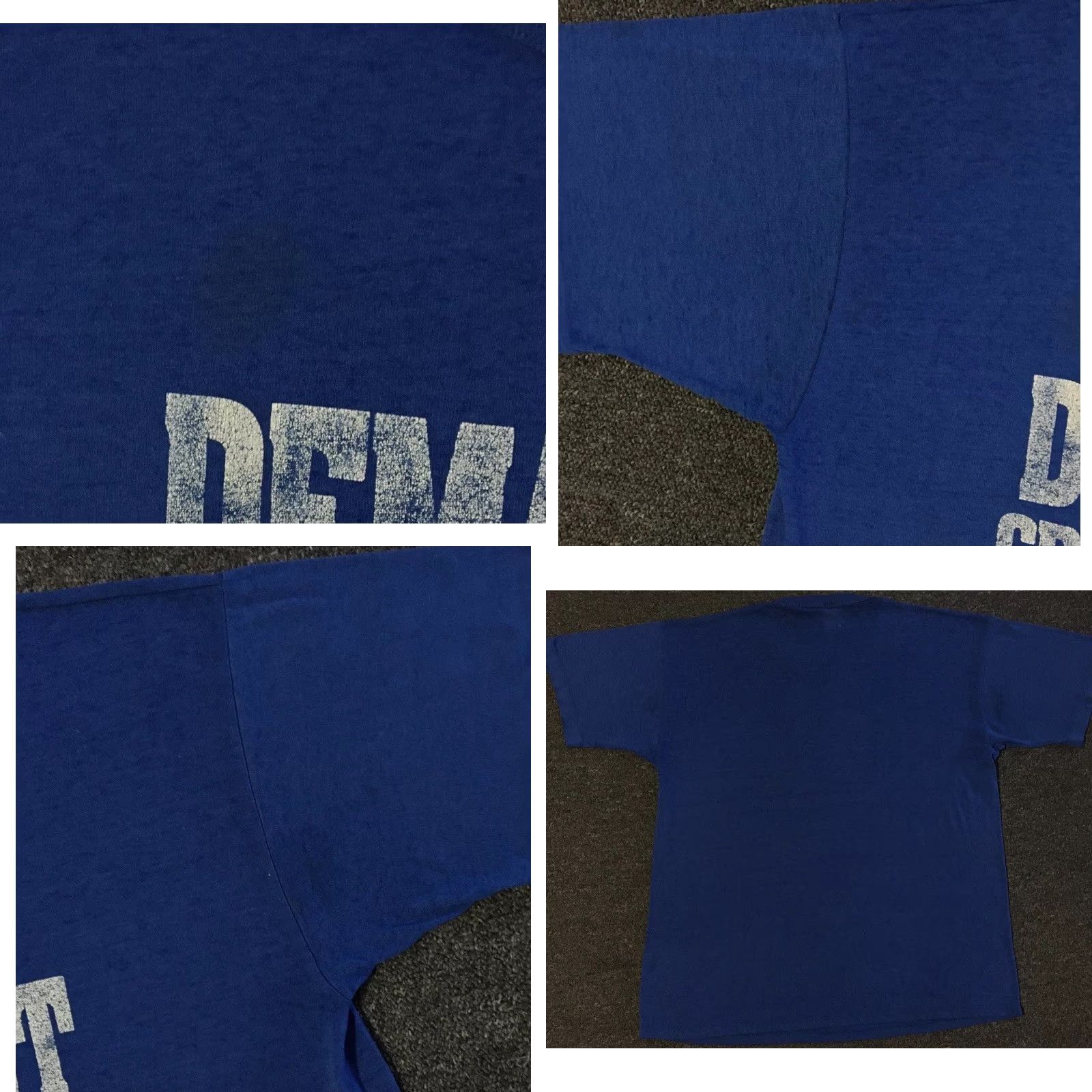 Vintage VINTAGE Demarest Cross Country Shirt M Blue 90s Distressed Russell Athletic College University Sports Track & Field Mens Mens Size US M / EU 48-50 / 2 - 8 Thumbnail