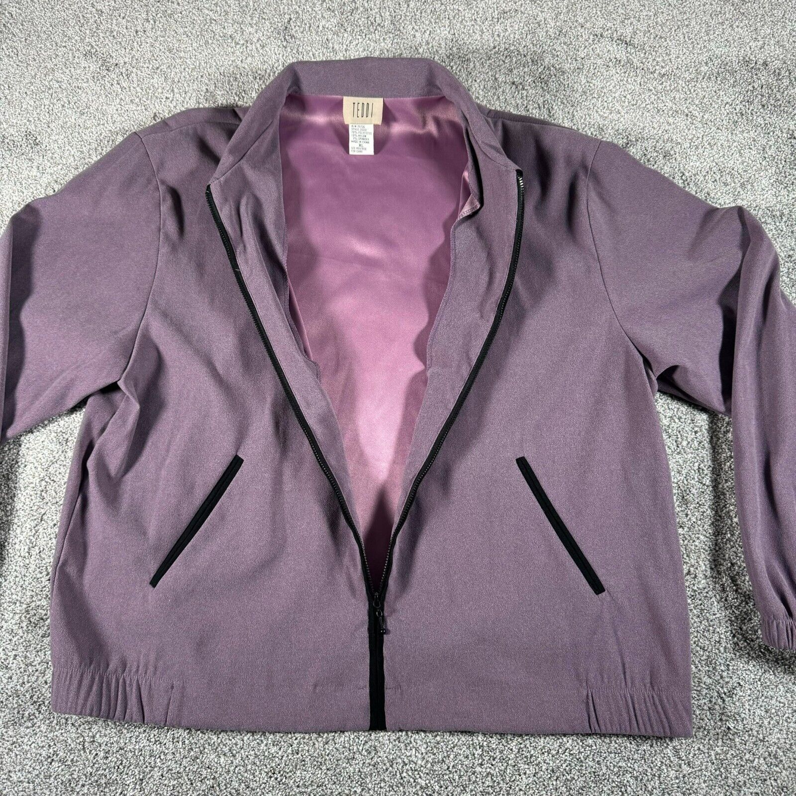 Other Teddi Jacket Womens XL Vintage 80s 90s Peter Pan Collar Size XL / US 12-14 / IT 48-50 - 7 Thumbnail