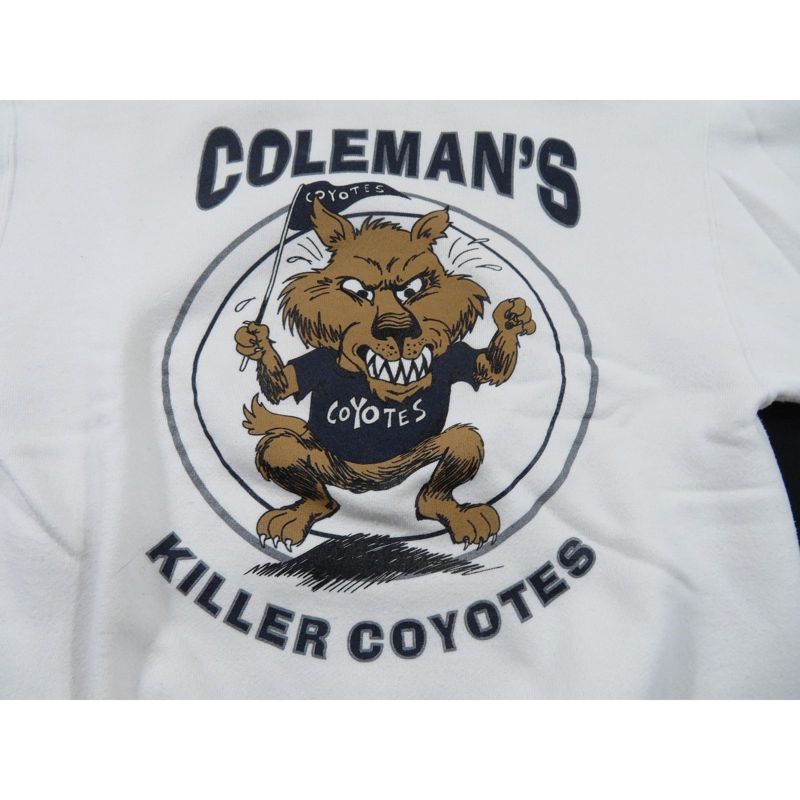 Other Coleman's Killer Coyotes Double White Sweatshirt Sz S 1990s Size US S / EU 44-46 / 1 - 2 Thumbnail