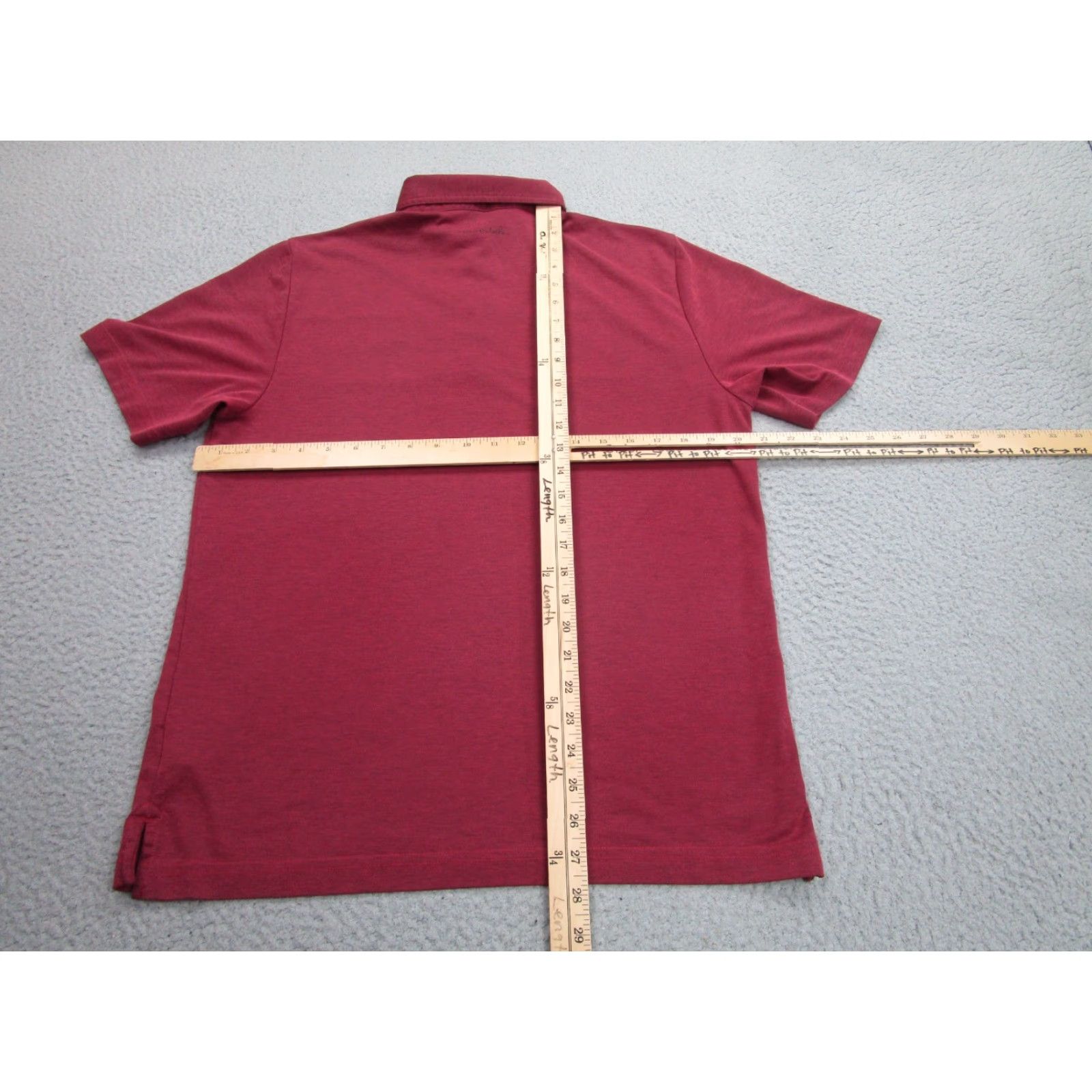 TravisMathew Travis Mathew Polo Shirt Mens M Red Striped Golf Casual Activewear Tennis Shirt Size US M / EU 48-50 / 2 - 6 Thumbnail