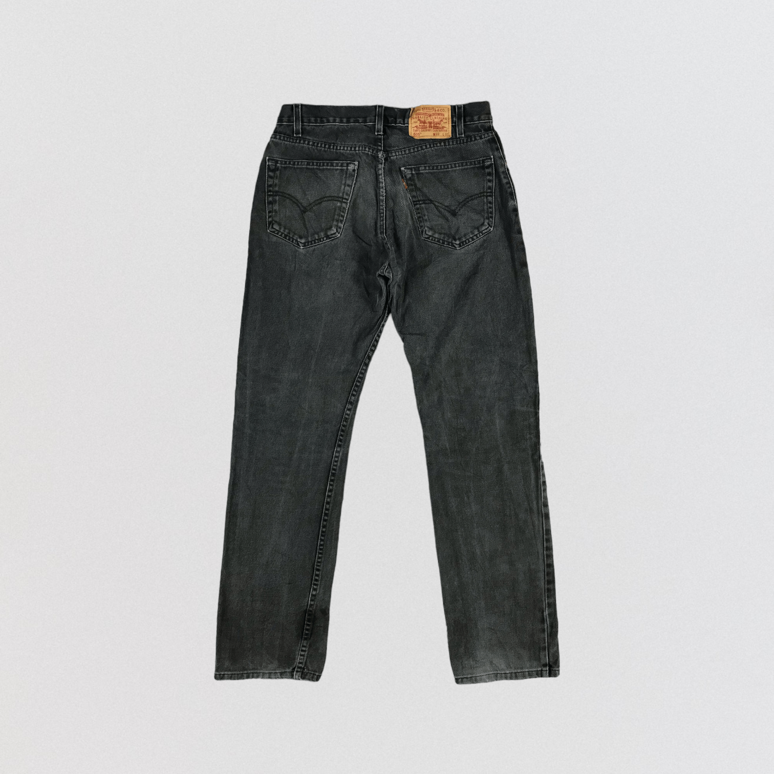 Levi's × Vintage Vintage 90s Faded Black Levis 505 Jeans-JM2945 Size US 32 / EU 48 - 2 Thumbnail