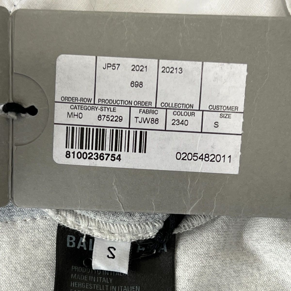 Balenciaga BALENCIAGA 21 Winter Trompe-l'oeil Velours Denim Pants Size US 29 - 7 Thumbnail