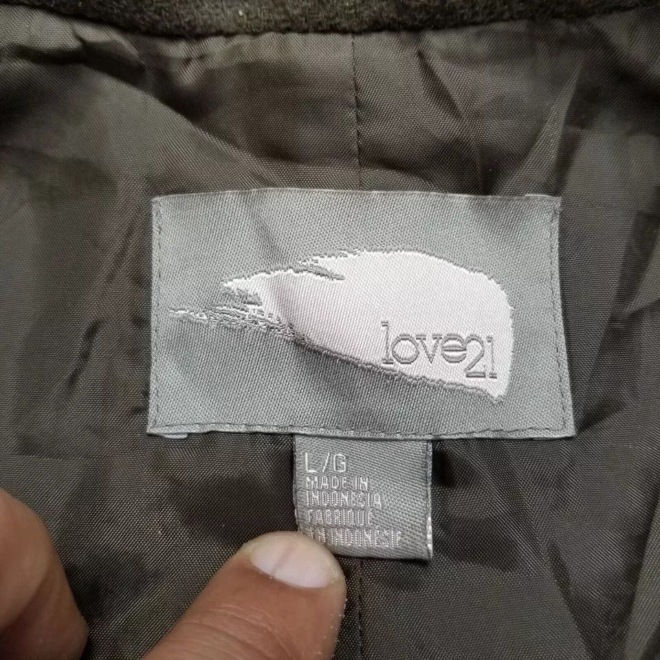 Other Love 21 Jacket Womens Large Short Pockets Blazer Long Sleeve Size L / US 10 / IT 46 - 5 Thumbnail