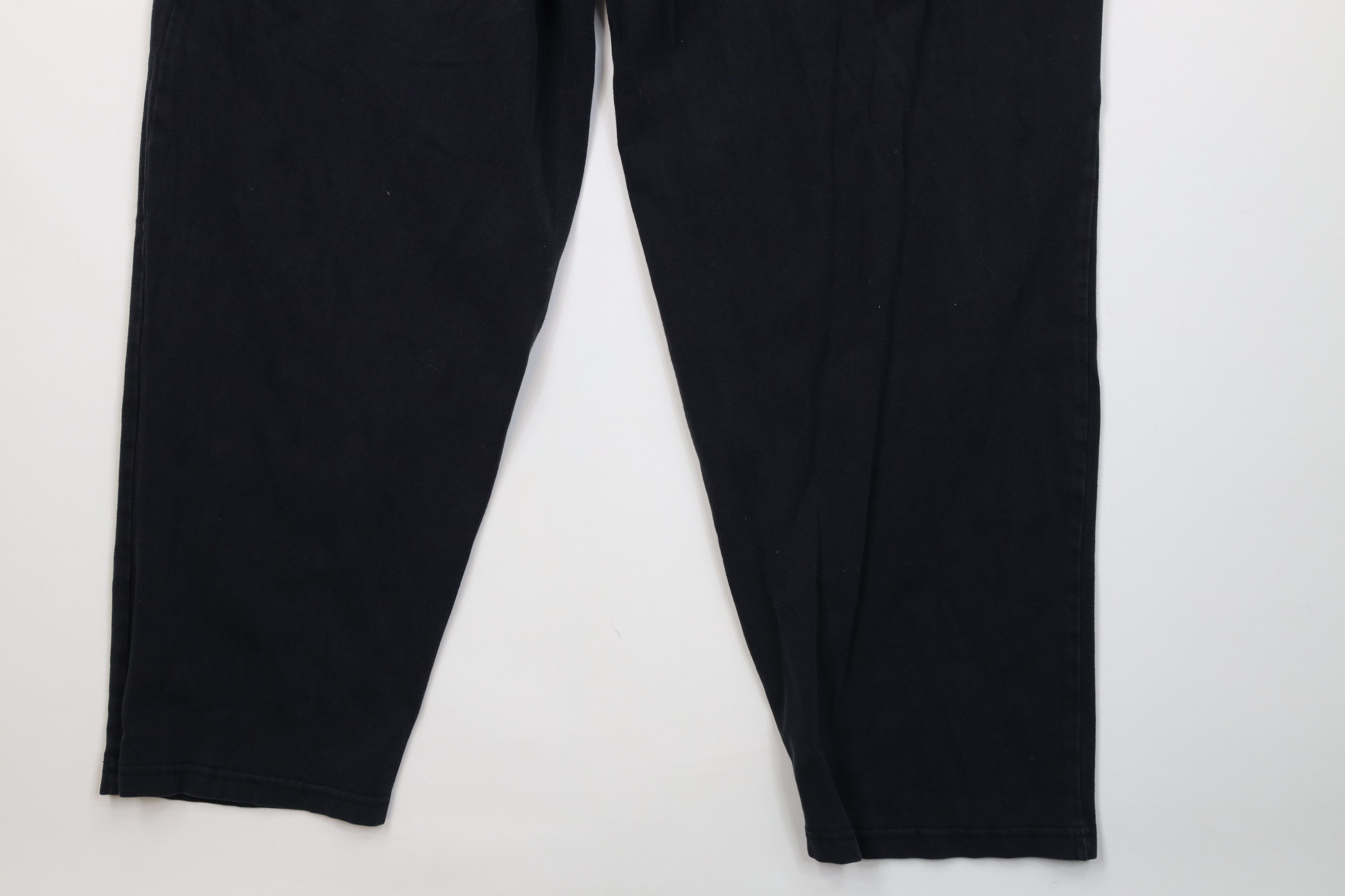 Russell Athletic Vintage Y2K Russell Athletic Lightweight Cotton Pants Black Size US 32 / EU 48 - 13 Thumbnail