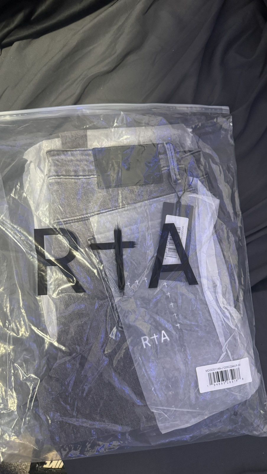Rta RTA BRYANT SKINNY JEAN CLOUDED MIST CROSS PATCH Size US 30 / EU 46 - 2 Thumbnail