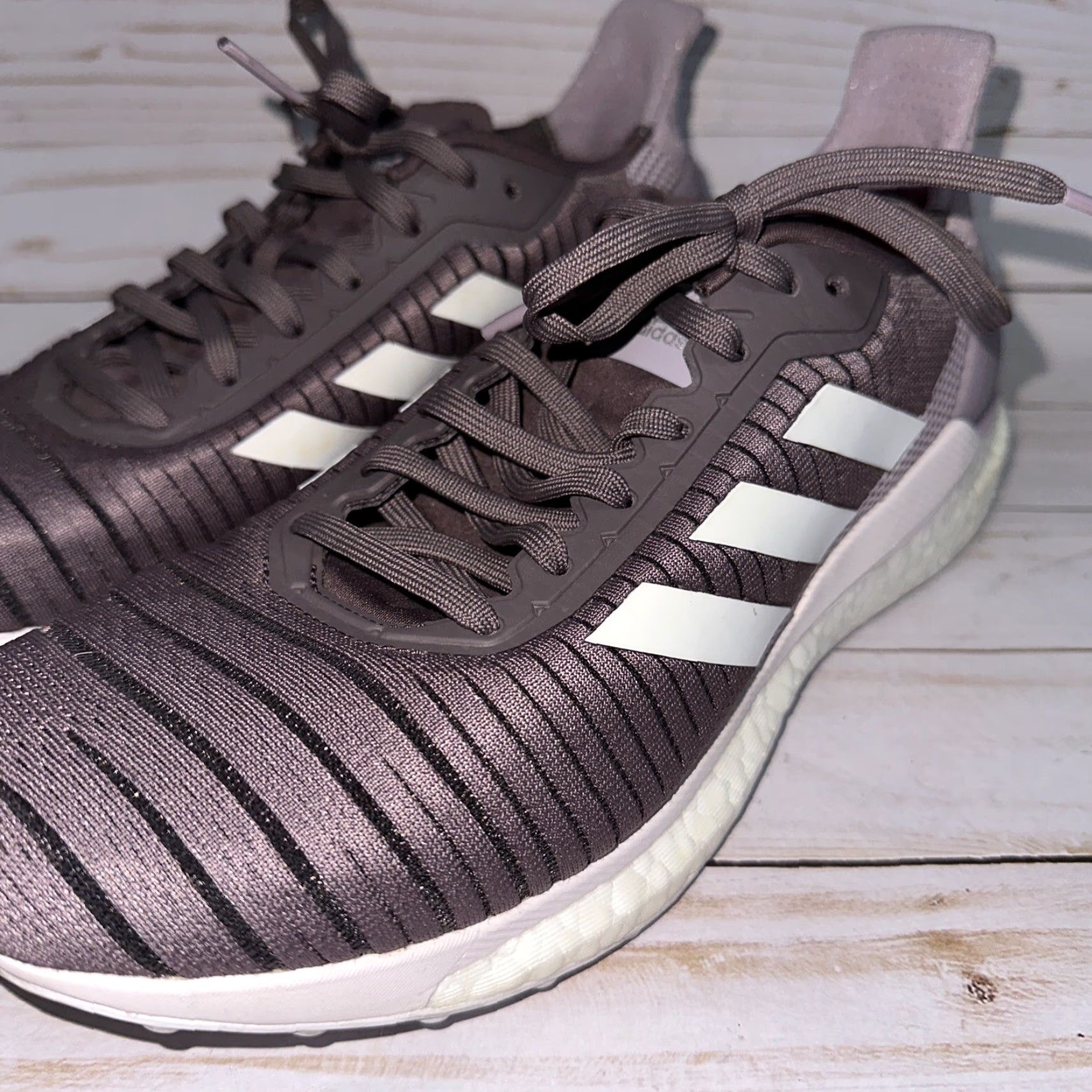 Adidas ADIDAS Solar Glide 19 Boost Sneakers Women Sz 9 Purple Athletic Running G28412 Size US 9 / IT 39 - 3 Thumbnail