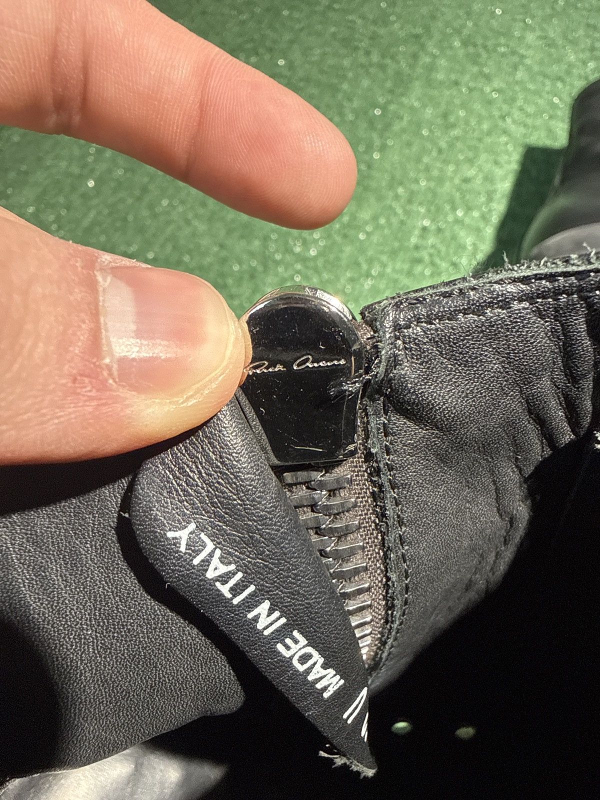 Rick Owens Rick Owens Ramones Black Leather Size 42 Size US 9 / EU 42 - 10 Thumbnail