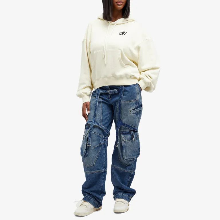 Off-White o1s22i1n0824 Cargo Harness Jeans in Blue Size 27" / US 4 / IT 40 - 4 Thumbnail