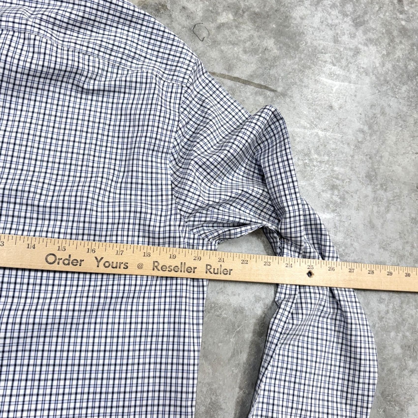 UNTUCKit UNTUCKit Shirt Mens Medium Blue Check Button-Down Long Sleeve Wrinkle Free Size US M / EU 48-50 / 2 - 5 Thumbnail