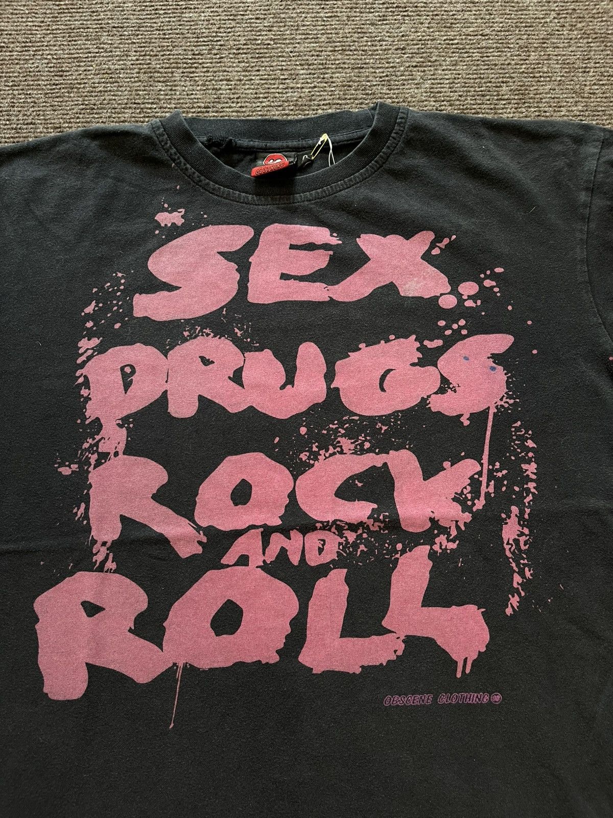 Other Y2K Obscene Clothing 18 Sex Drugs Rock and Roll T shirt L Size US L / EU 52-54 / 3 - 3 Thumbnail