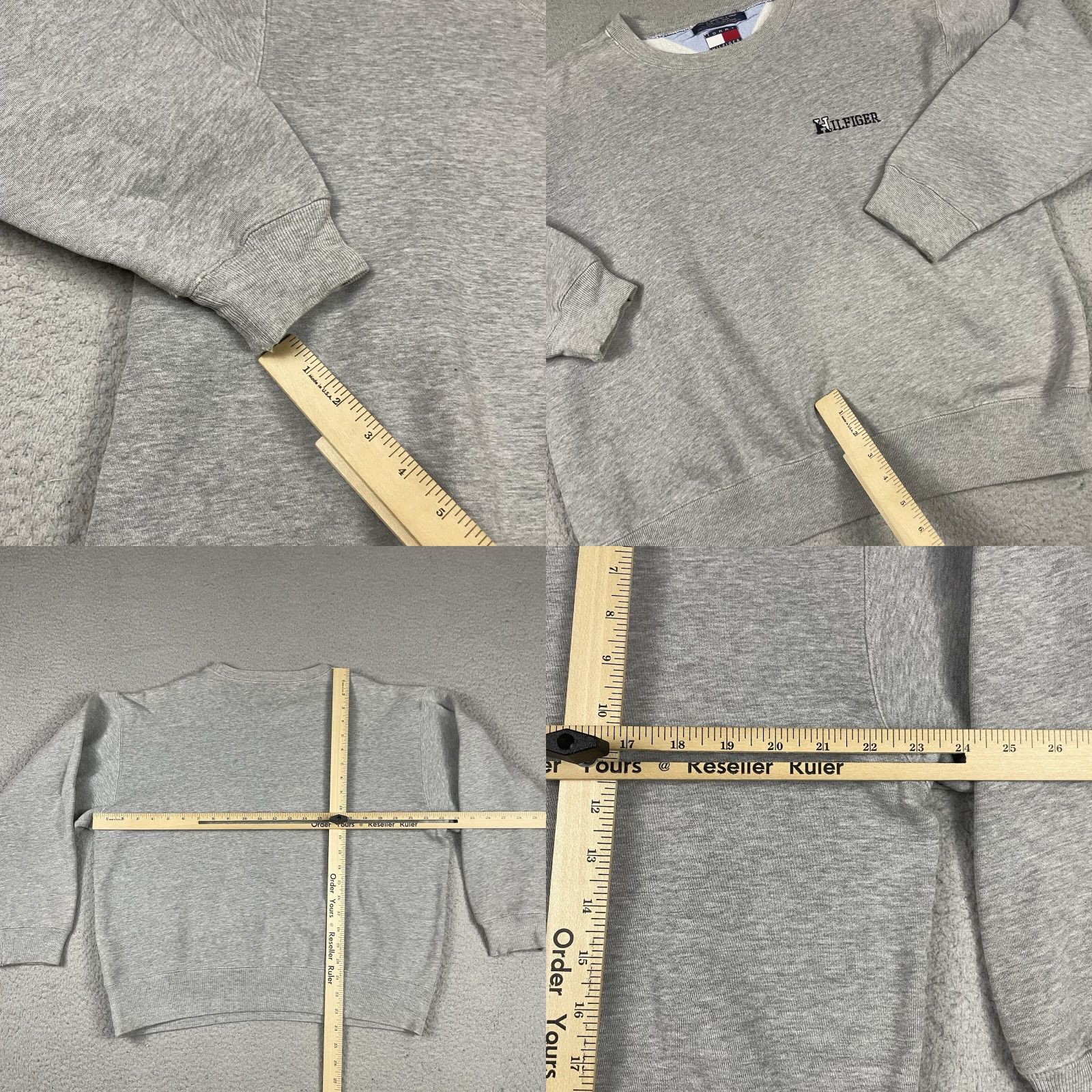 Tommy Hilfiger VINTAGE Tommy Hilfiger Sweatshirt Men’s S Gray Athletic Pullover Sports All Seasons Heavyweight Embroidered Size US S / EU 44-46 / 1 - 8 Thumbnail